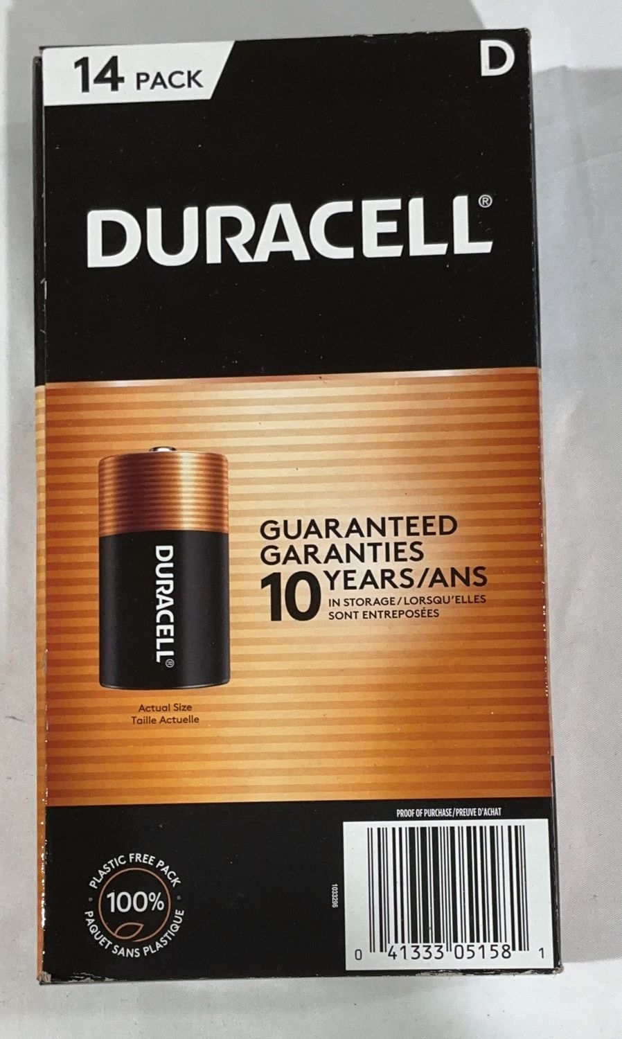 DURACELL D ALKALINE – Batteries Personal Care Product – Item 1806386-OPEN BOX