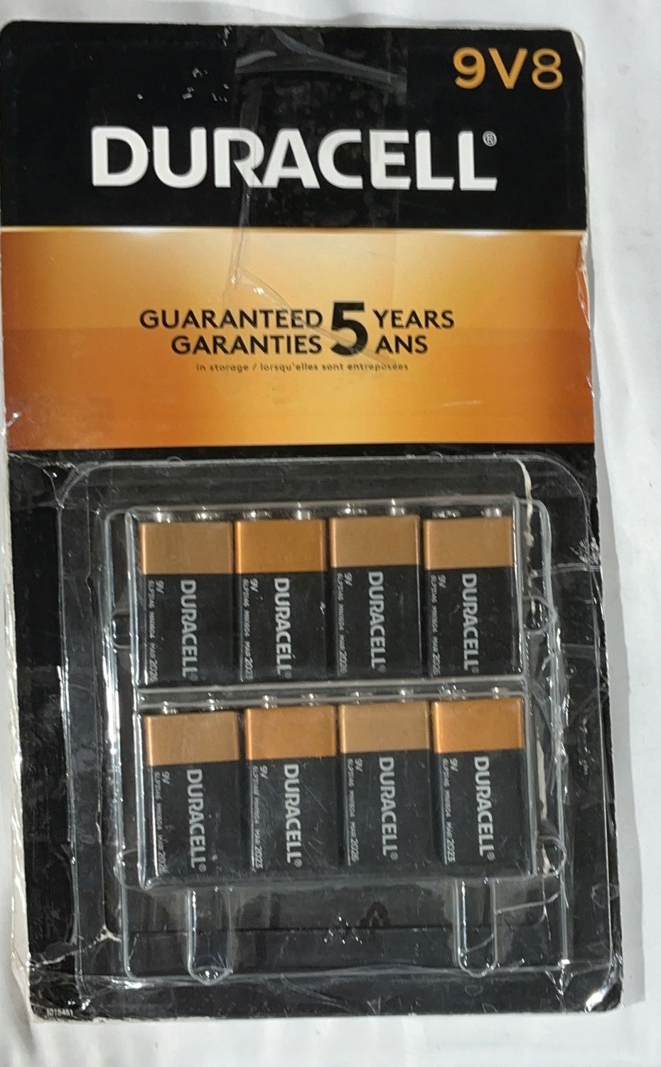 DURACELL 9V ALKALINE – Batteries Personal Care Product – Item 662821-OPEN BOX