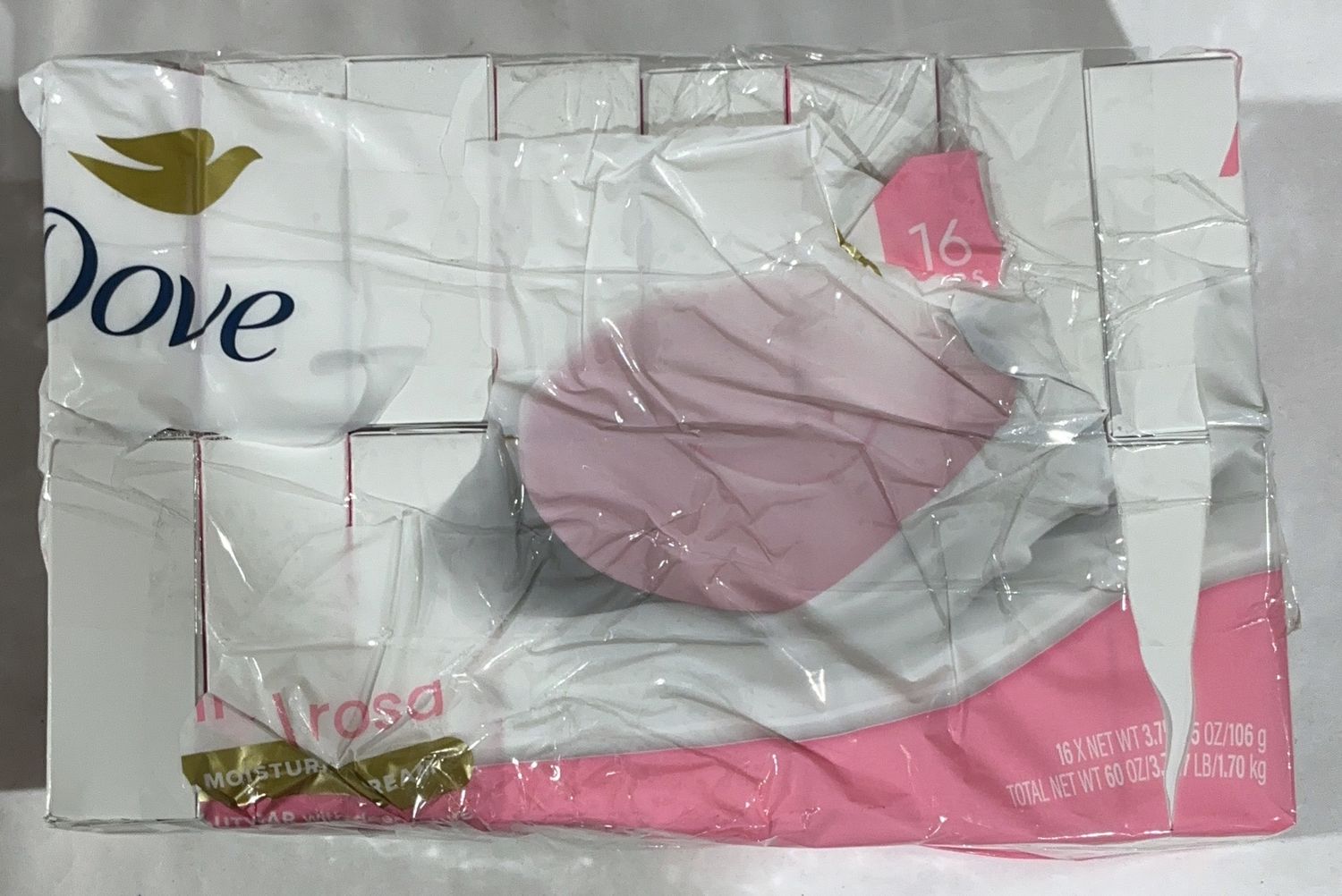 DOVE ORIG BAR SOAP 16CT – Hygiene Products Personal Care Product – Item 1421932-OPEN BOX