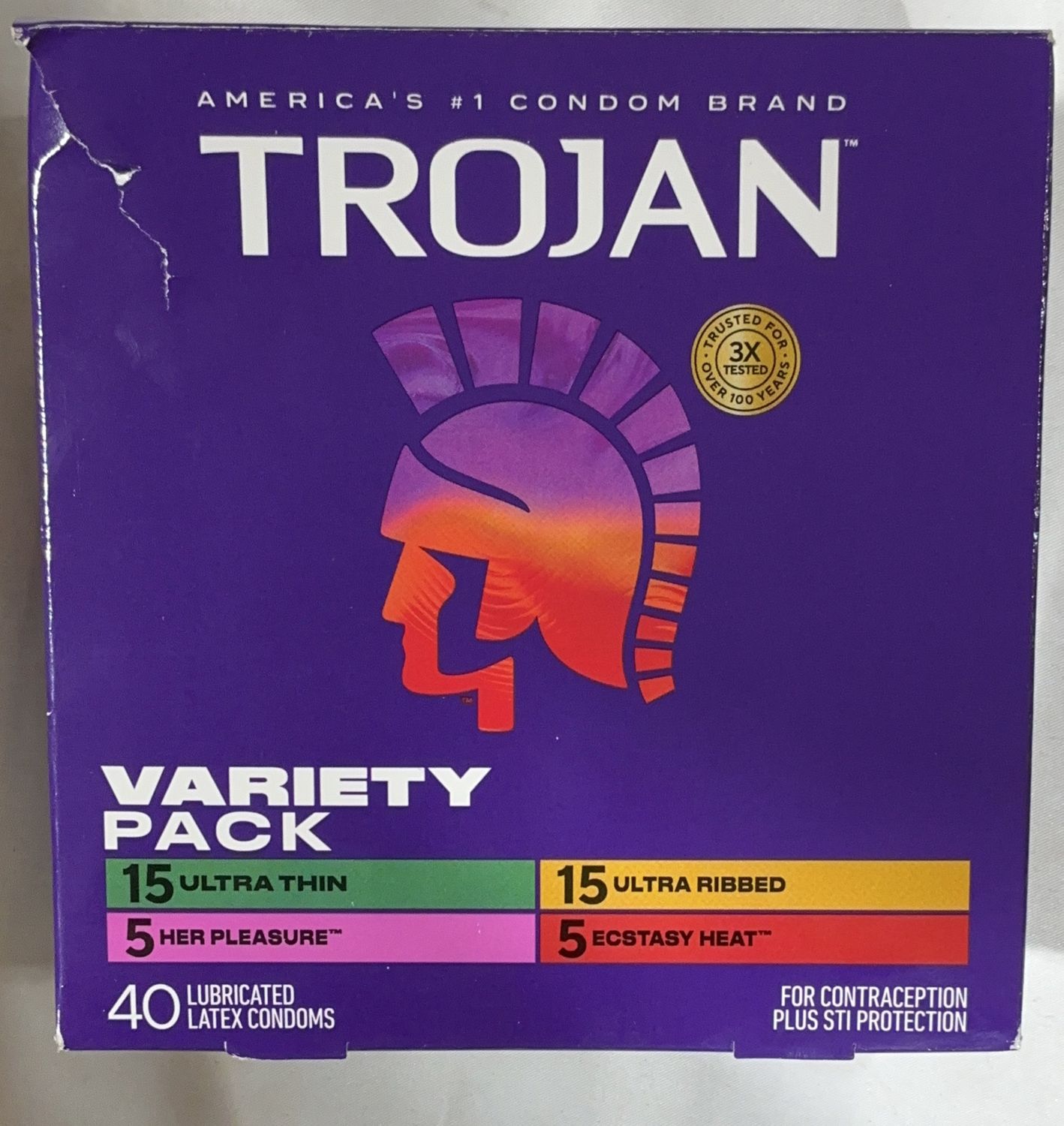 TROJAN CONDOM VARIETY PK – Personal Care Personal Care Product – Item 127401-OPEN BOX