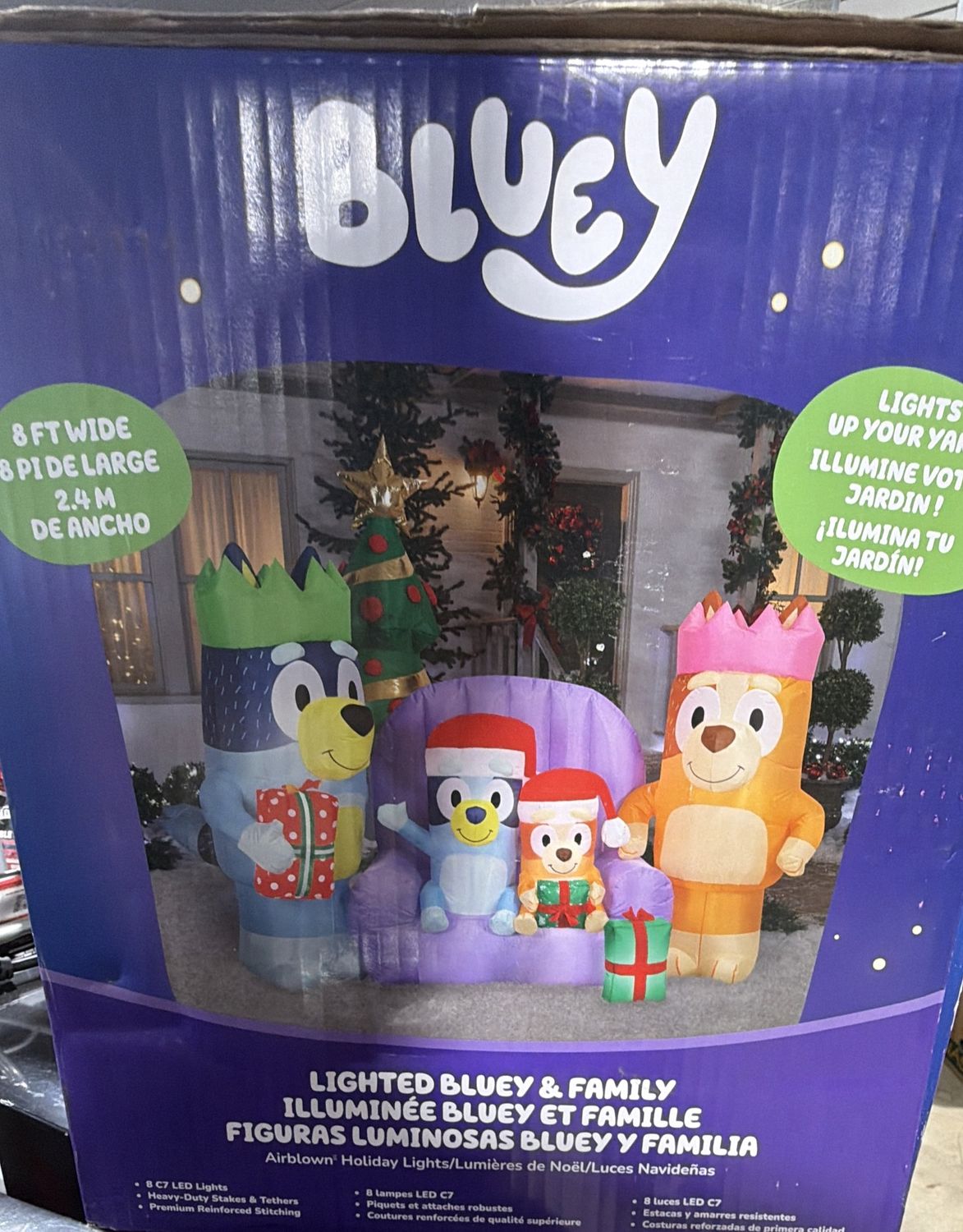 BLUEY AND FAMILY – Premium Overstock Item –open box