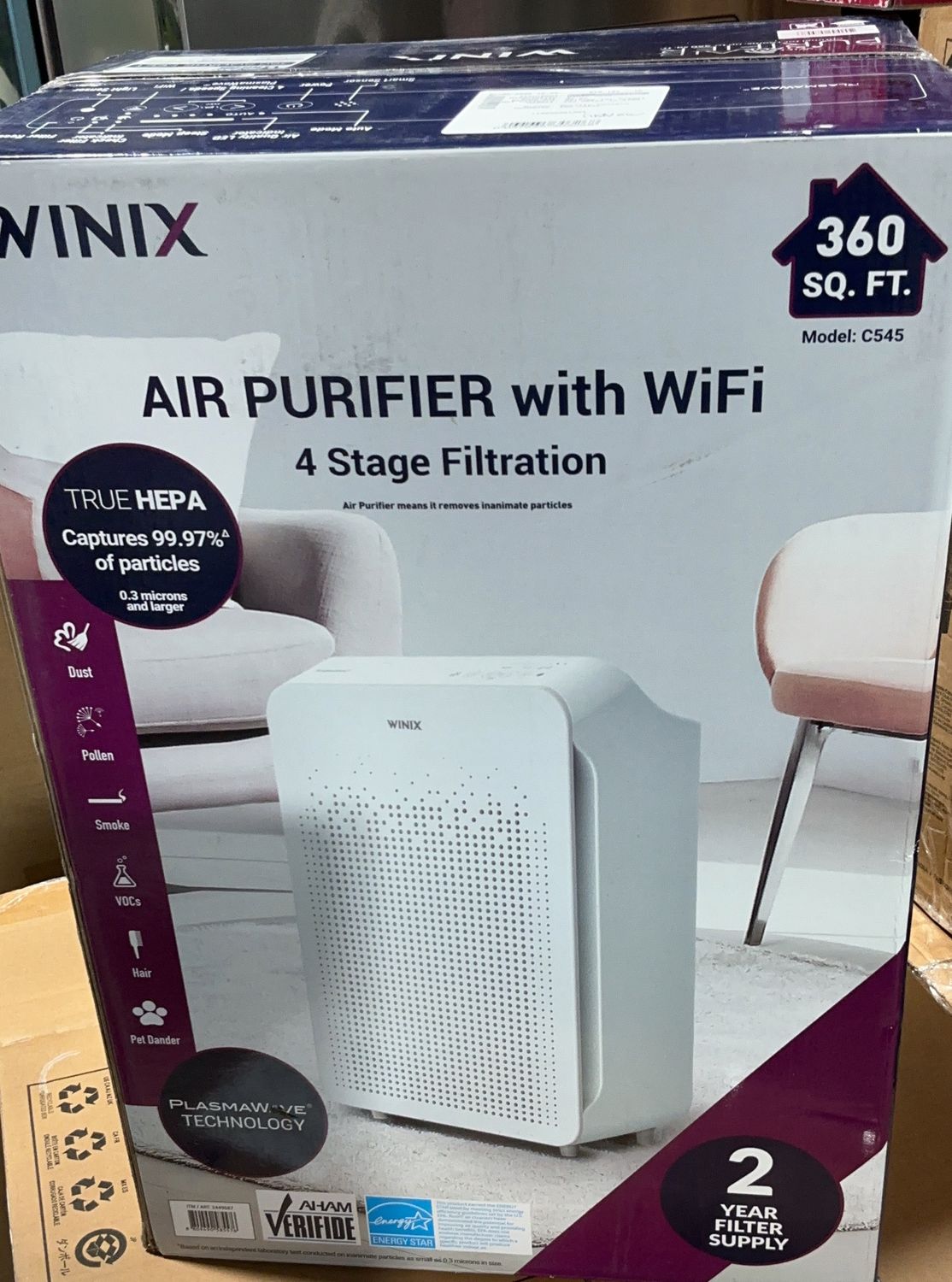 WINIX 4 STAGE AIRPURIFIER – Premium Overstock Item – Pallet 6554495
