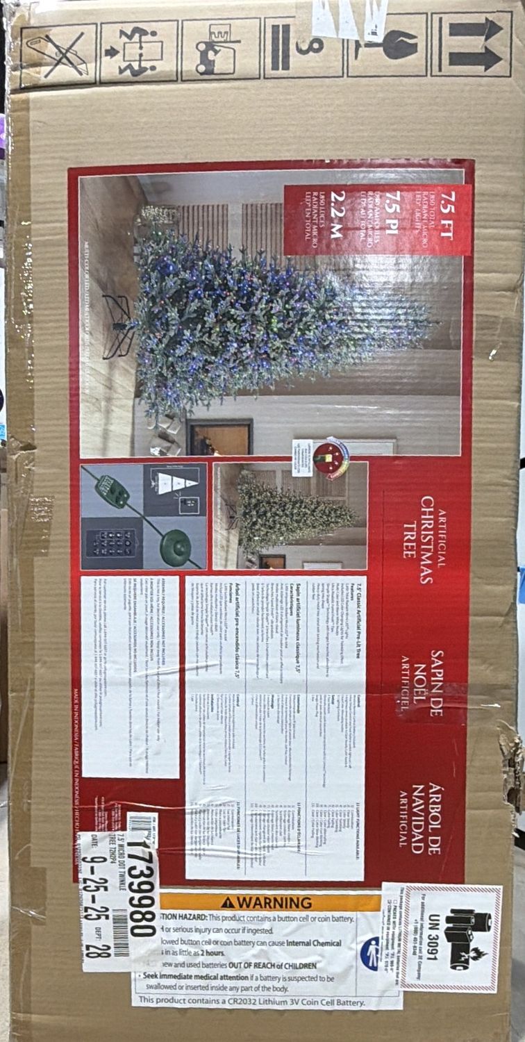 7.5' MICRO DOT TWINKLE – Premium Overstock Item – open box