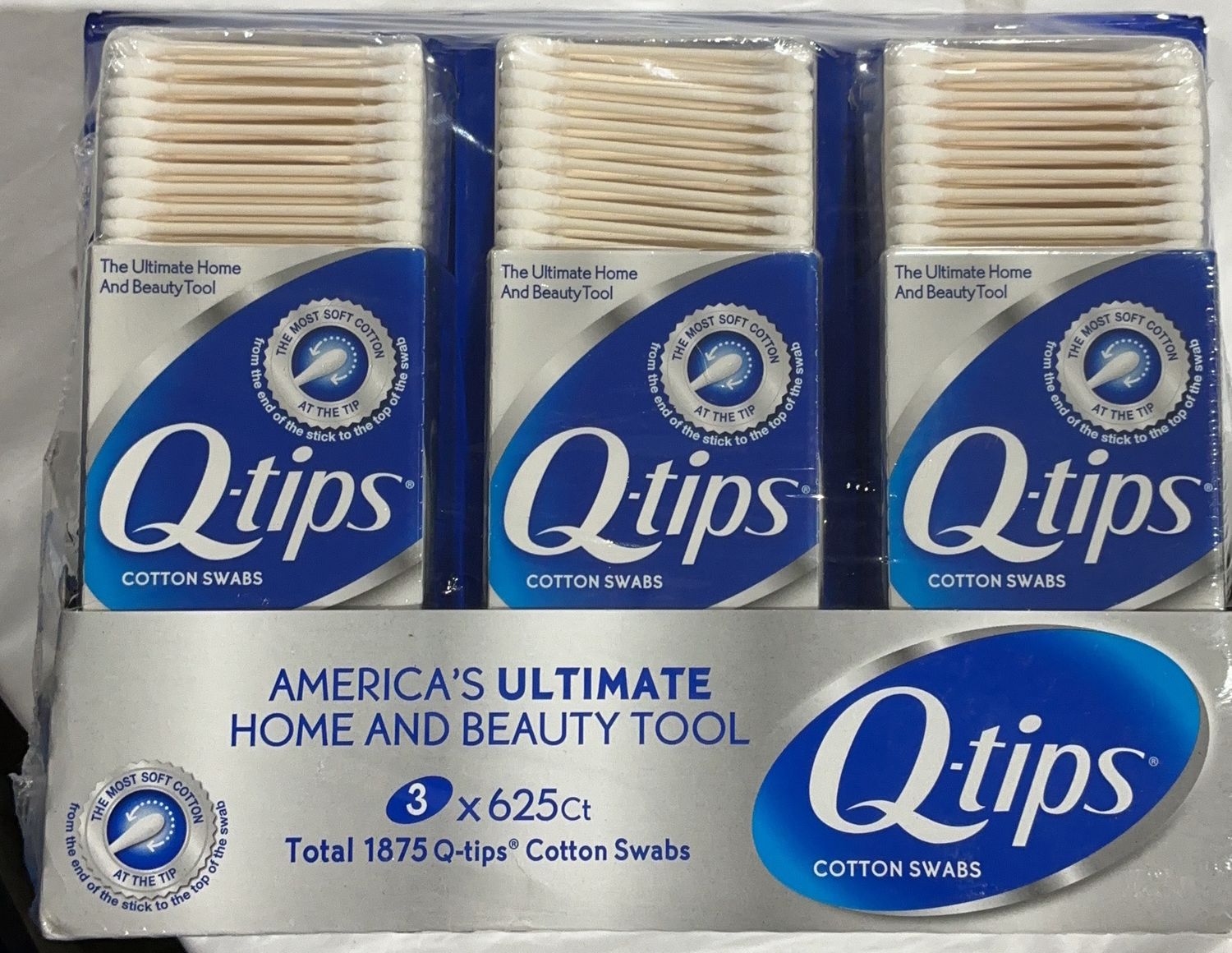 Q-Tips Ctn.Swabs-1875Ct  – Mixed Health And Beauty Household Product | Item #825400