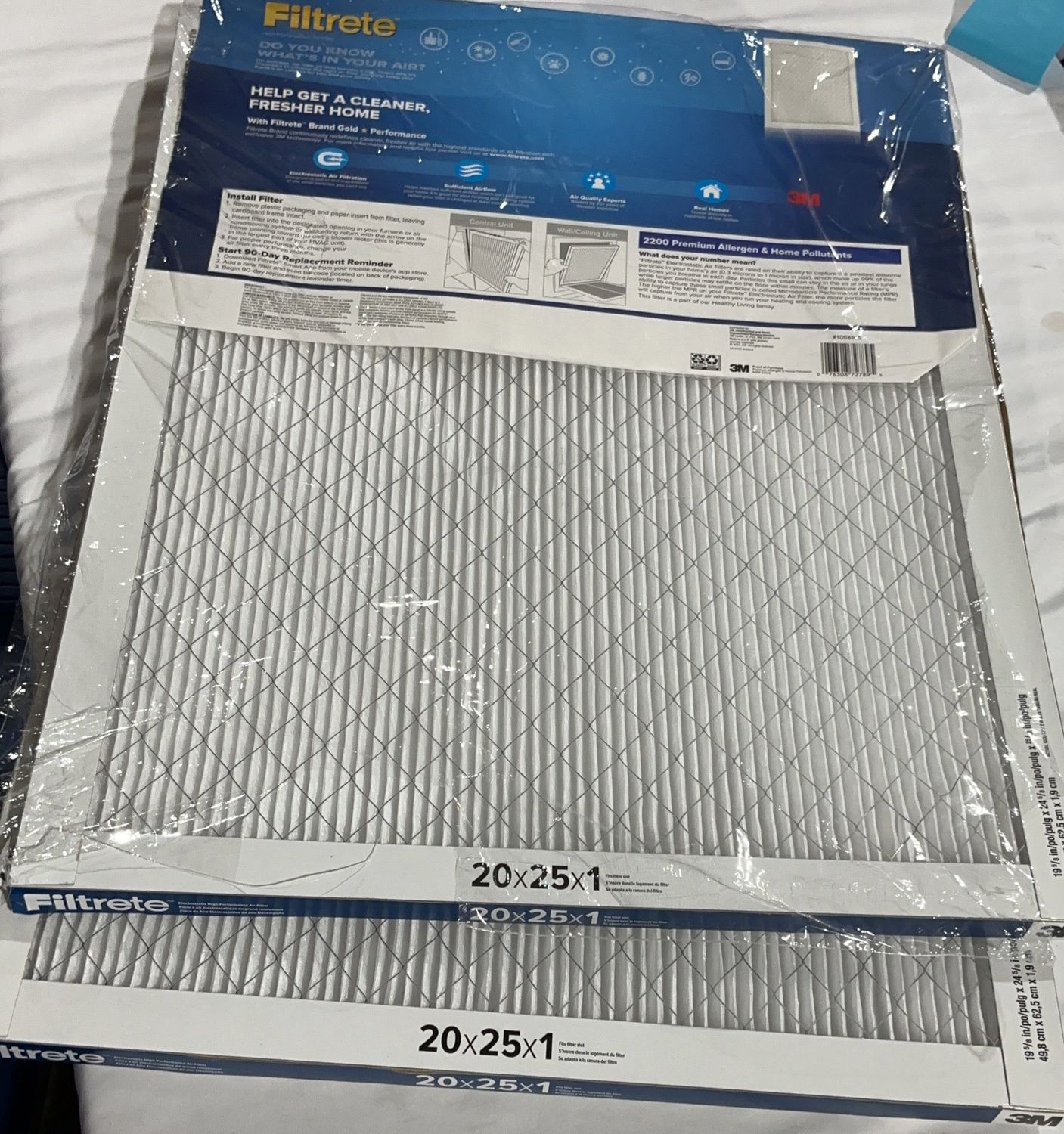 3M Filter Fp-20X25 3Pk  – Building And Hardware Household Product | Item #1006105-USED