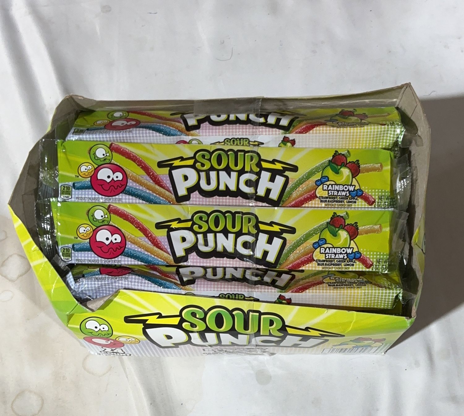 Sour Punch Rainbow 24Ct  – Snacks Household Product | Item #1071005-USED