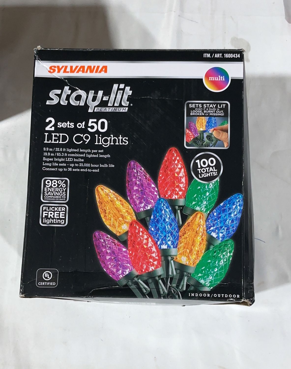 Sylvania 2Pk 50Lt Staylit  – Mixed Groceries Household Product | Item #1600434-LIKE NEW