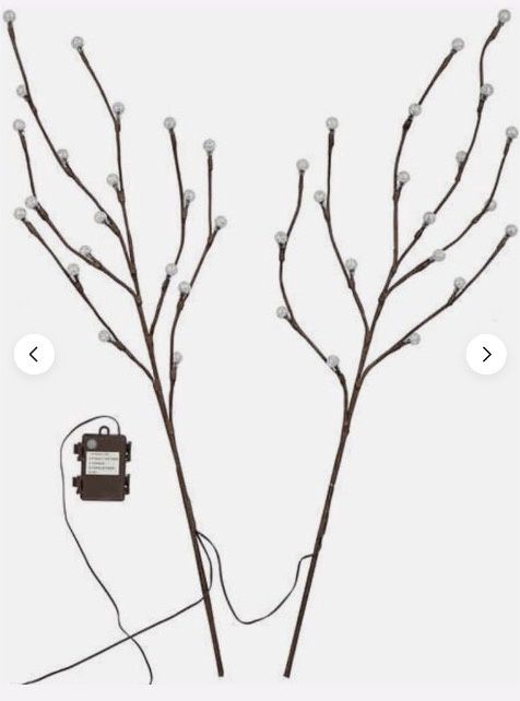 Evergreen Led Branch 2Pk  – Home Decor Household Product | Item #1630873-OPEN BOX