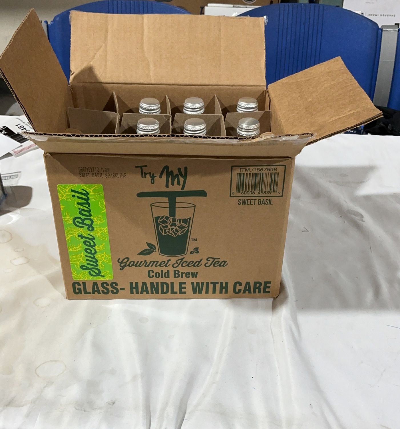 Try My T Swt Basil 12/12Z  – Beverages Household Product | Item #1867598-USED MISSING THREE