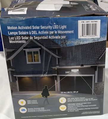 Lutec Motion Activated Solar Security LED Light Item 1937995 | Model 6905702331
