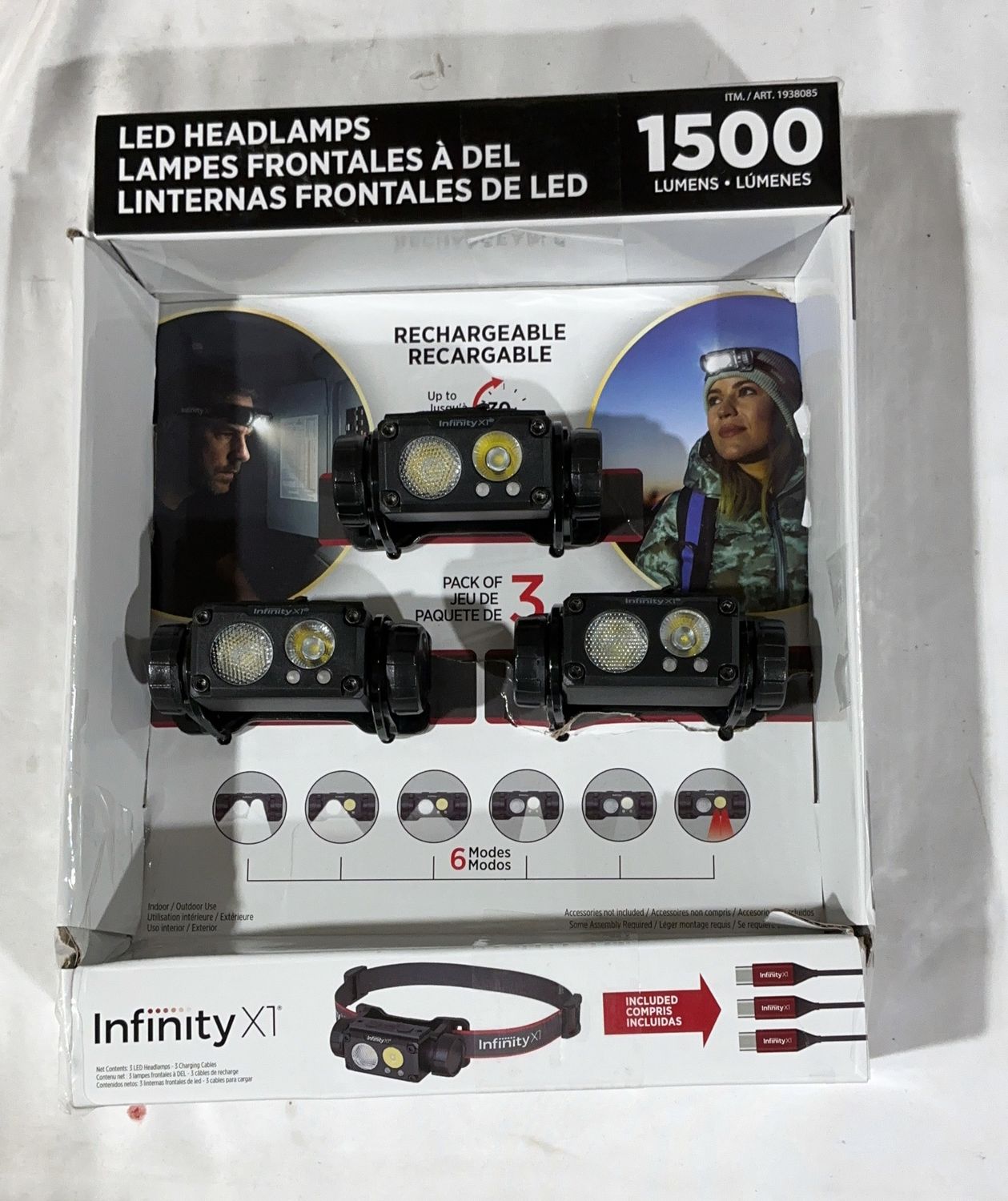 Infinity X1 3Pk 1500L  – Lighting Household Product | Item #1938085-OPEN BOX