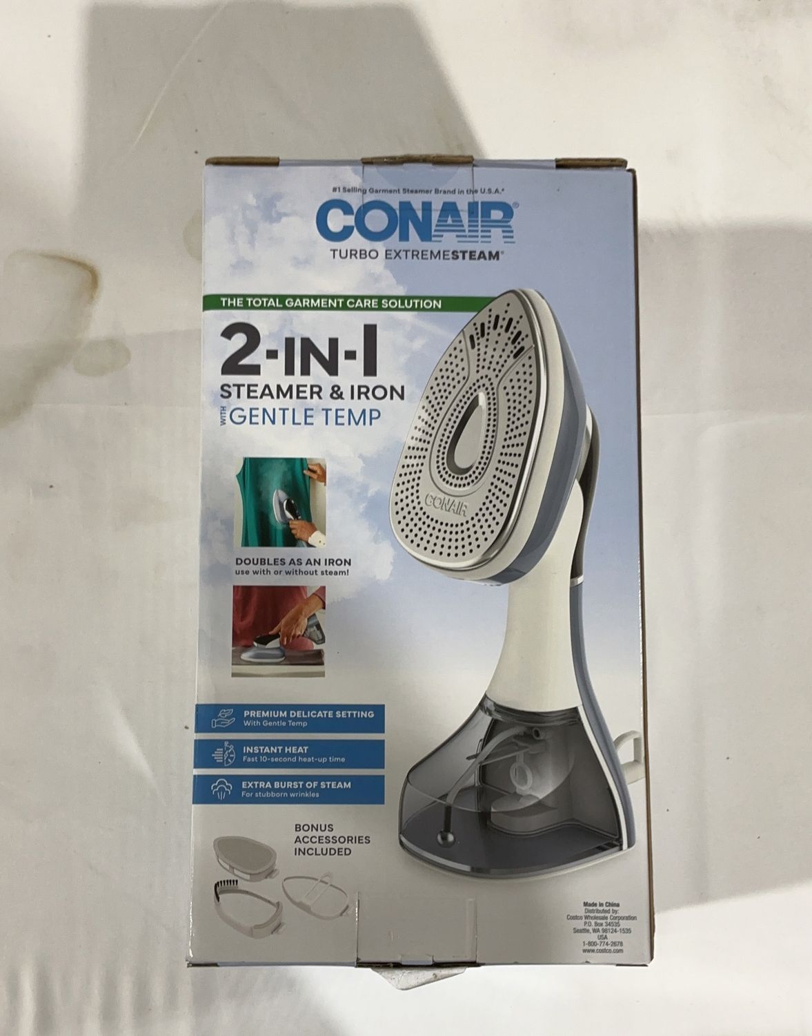 Conair Handheld Steamer  – Mixed Small Appliances Household Product | Item #3543452-OPEN BOX