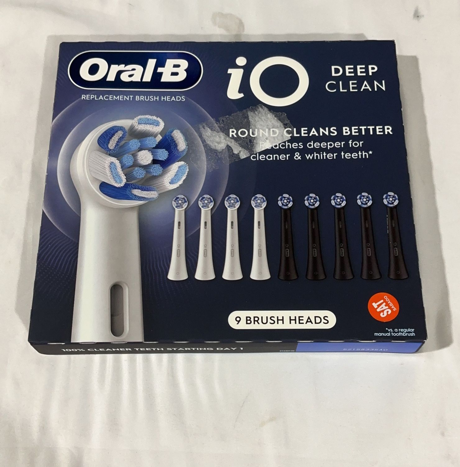 Oral-B Io Brushheads 9Ct  – Oral Care Household Product | Item #4610583-OPEN BOX