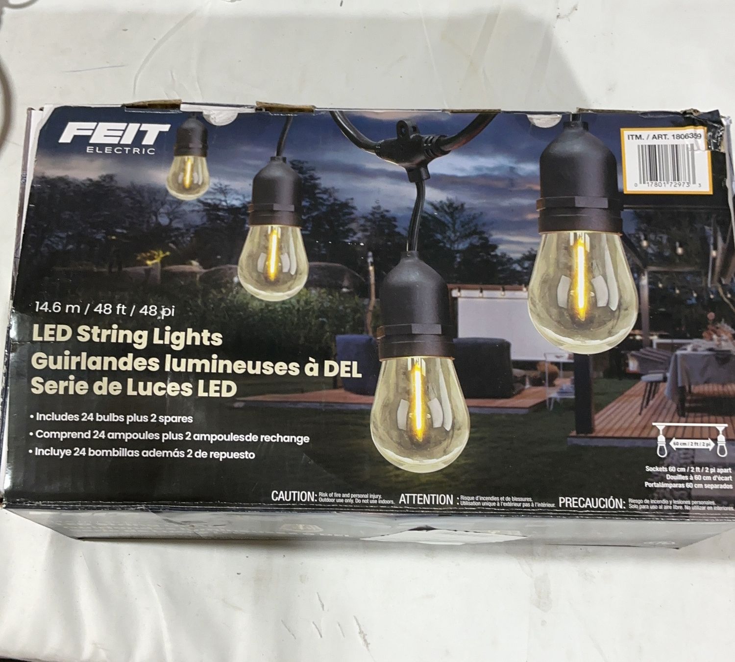 Feit 48' Led String Light  – Lighting Outdoor / Garden Product | Item #1806359