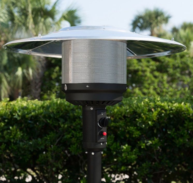 Patio Heater Matte Black  – Outdoor Living And Garden Outdoor / Garden Product | Item #1807363 Open Box