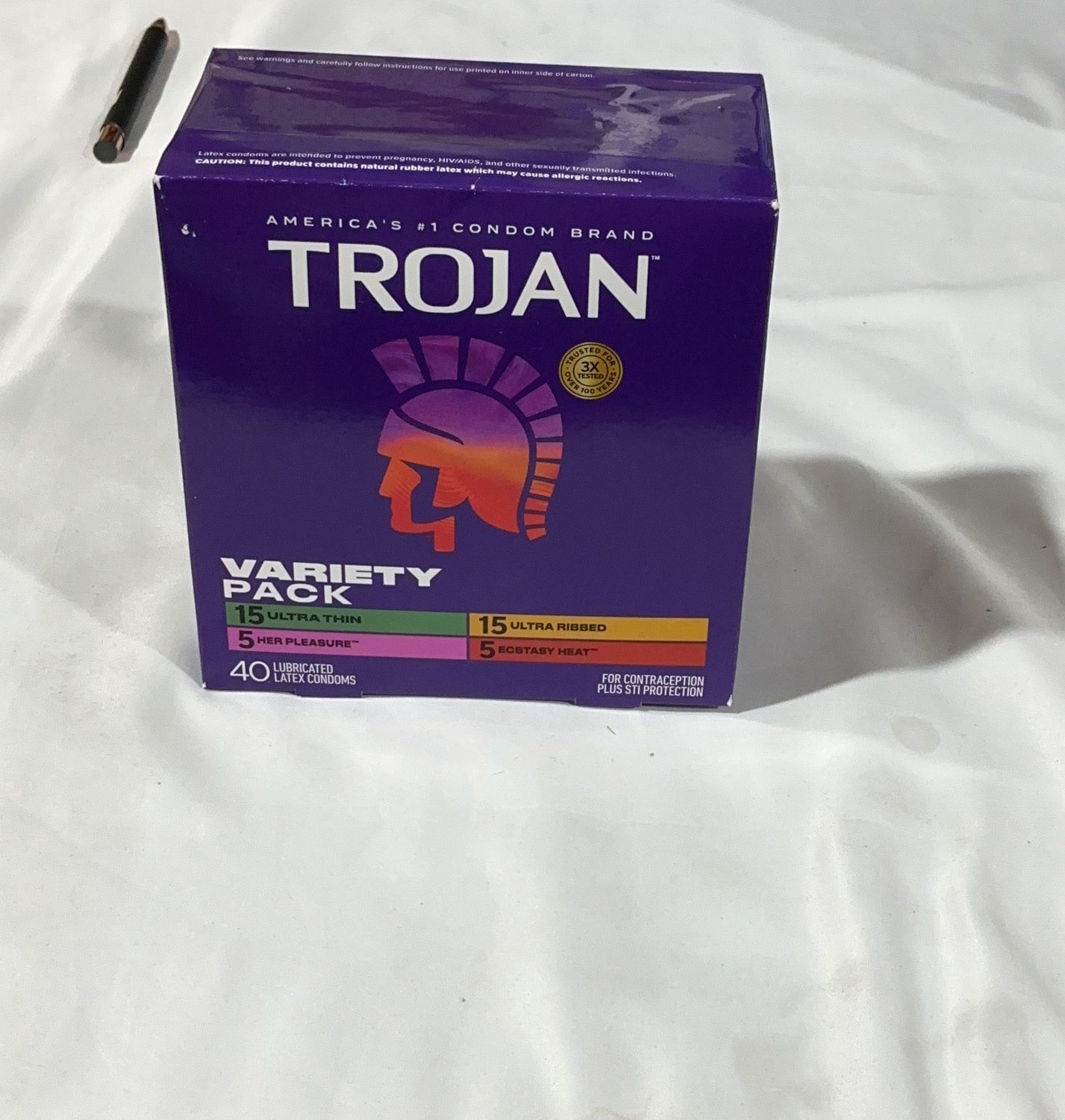 Trojan Condom Variety Pk  – Personal Care Household Product | Item #127401-OPEN BOX