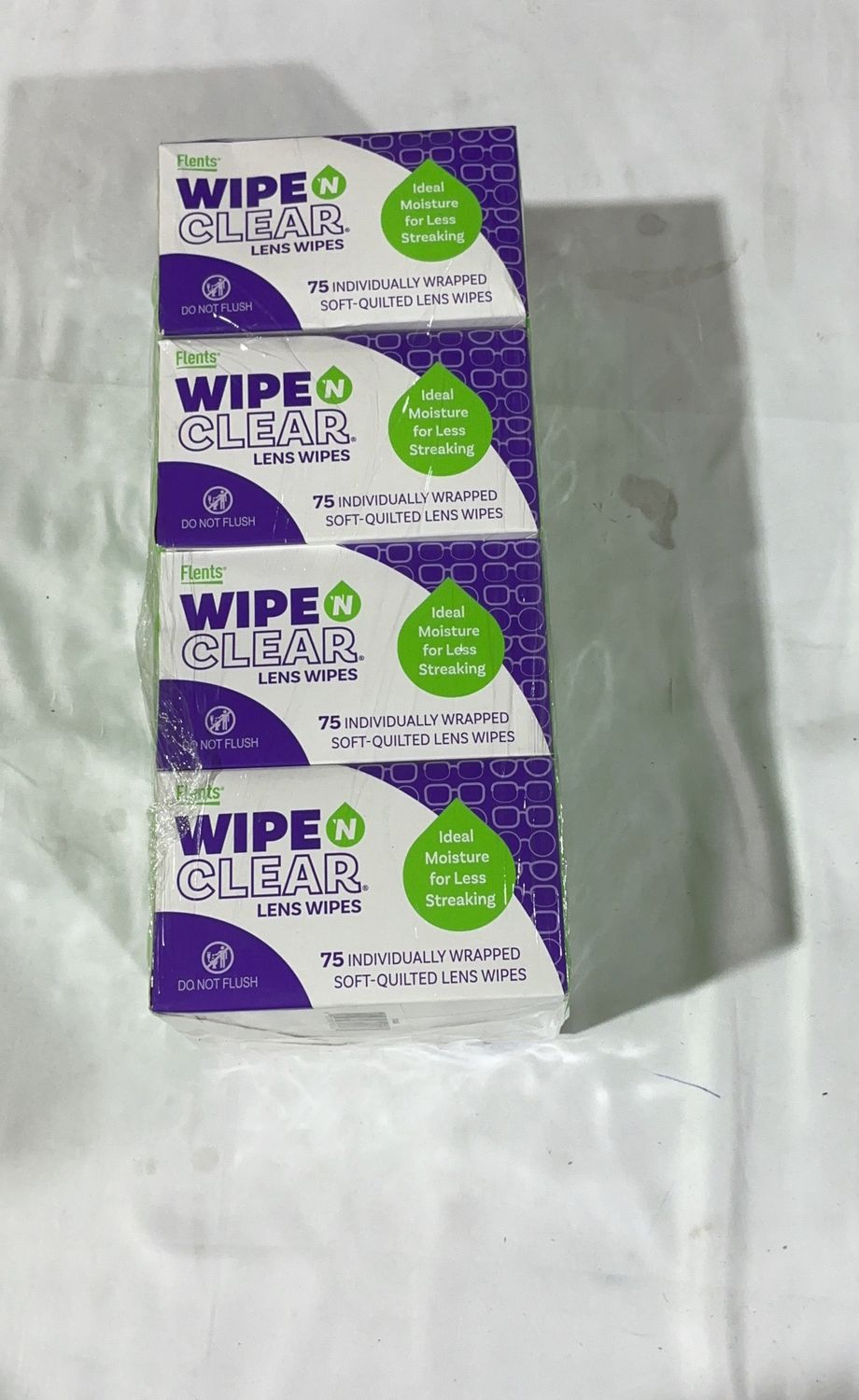 Wipe N Clear Lens Wipes  – Eye Care Household Product | Item #402919-OPEN BOX