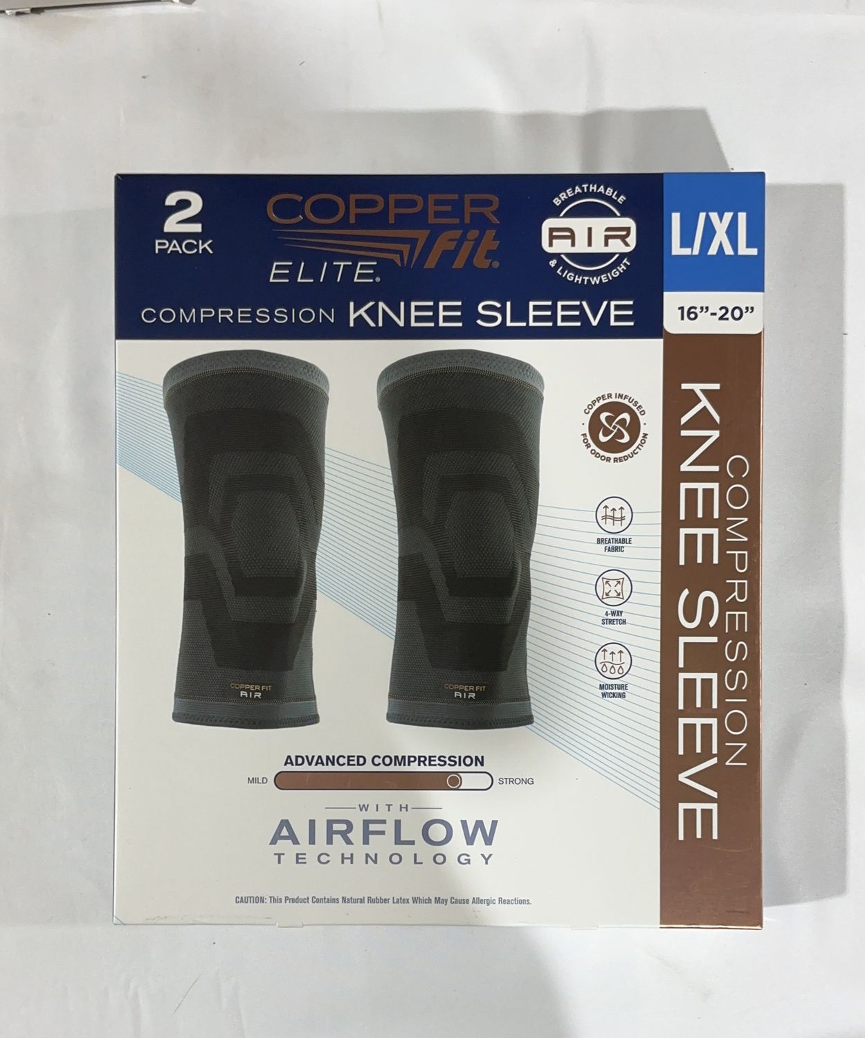 Copper Fit Knee Sleeve  – Mixed Lots Household Product | Item #1740615-OPEN BOX