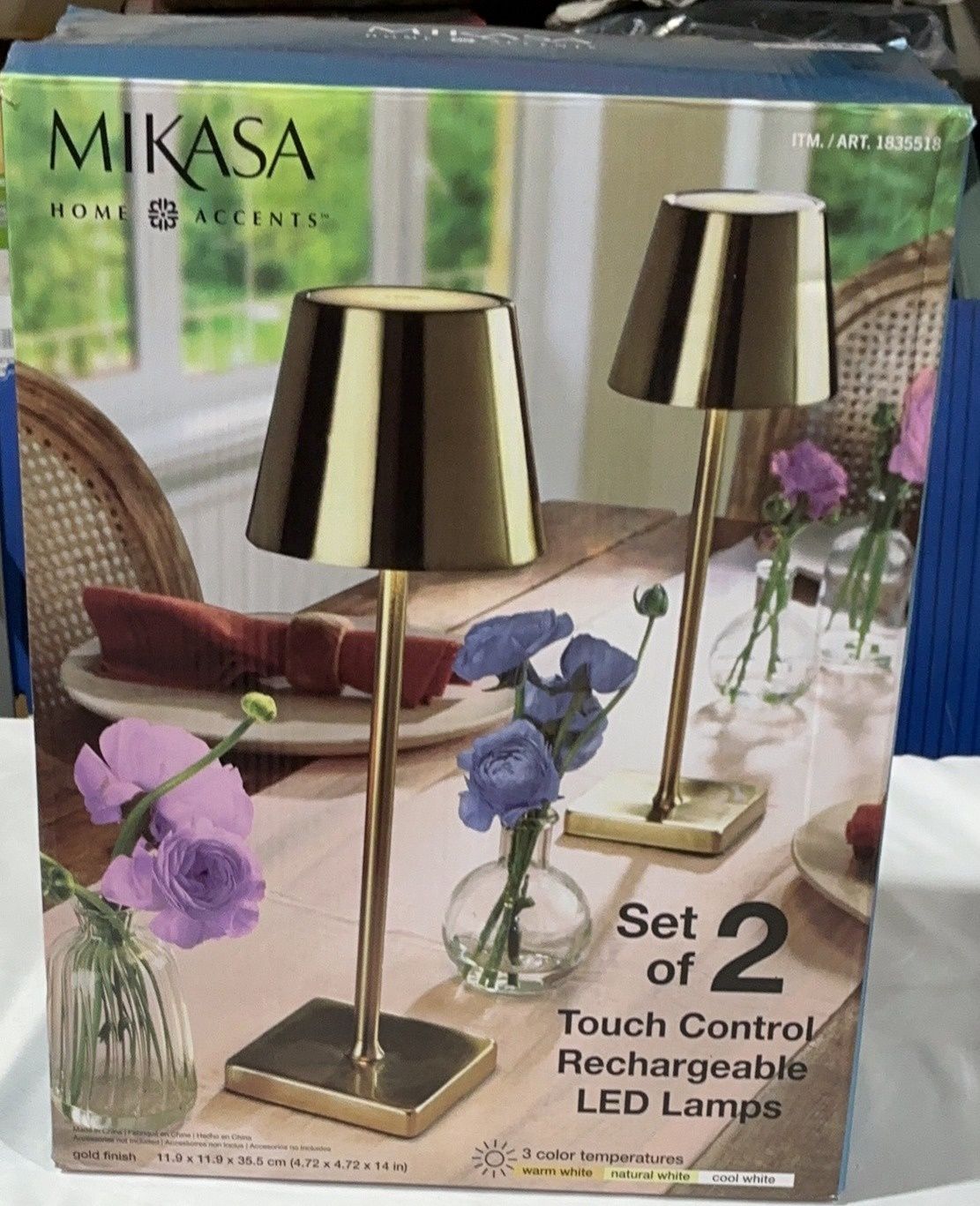 Mikasa Rechargeable Led  – Home Decor Household Product | Item #1835518-LIKE NEW