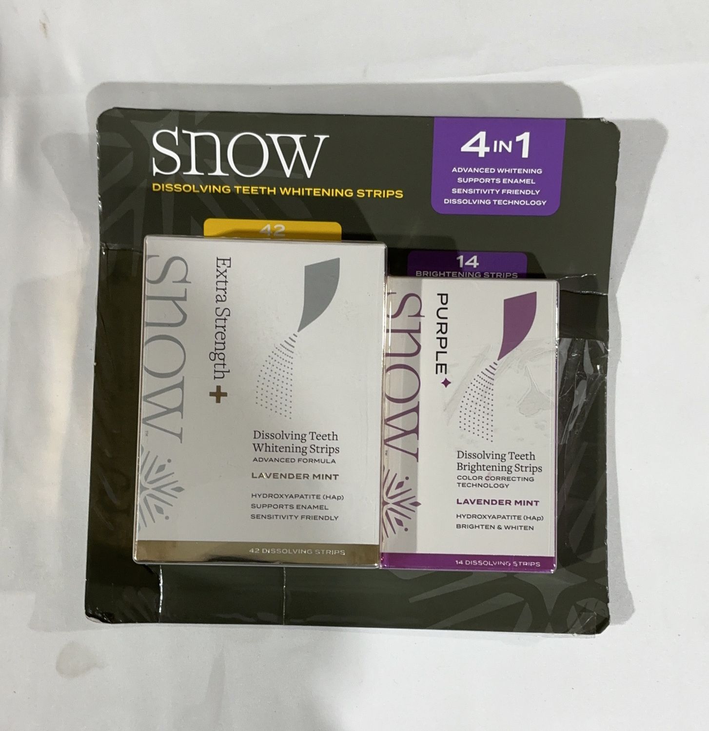 Snow Dissolve Wht Strips  – Oral Care Household Product | Item #1988253-OPEN BOX