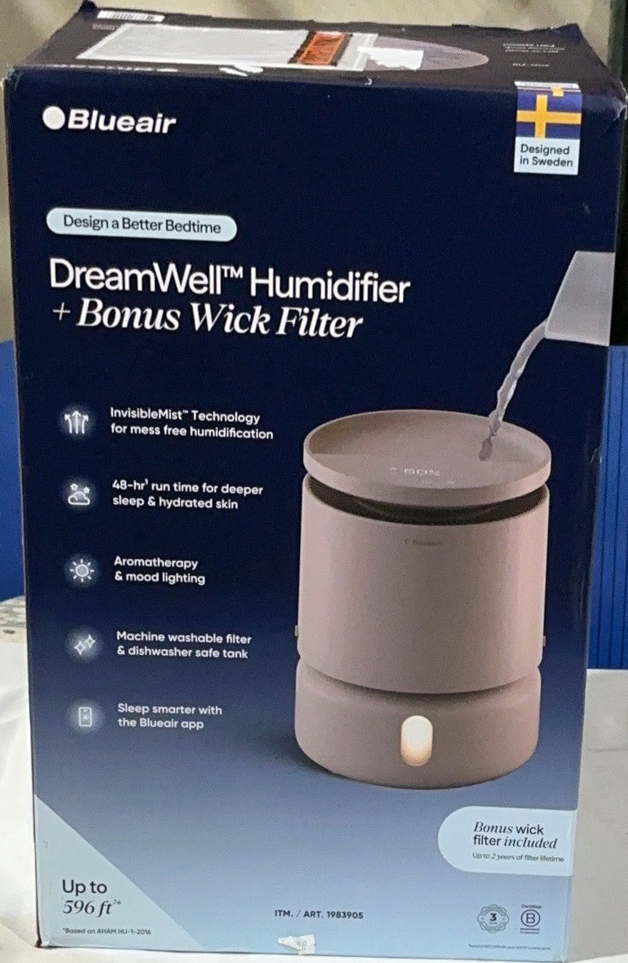 Blueair Dreamwell  – Heating Cooling And Air Quality Household Product | Item #1983905-NEW