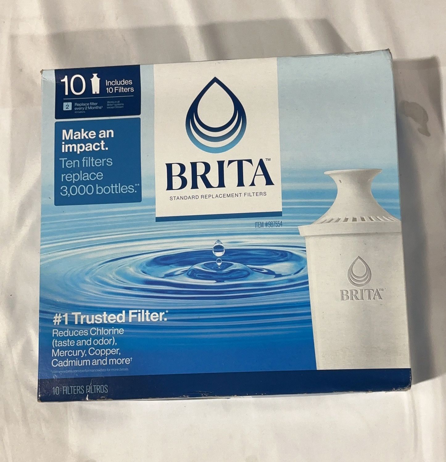 Brita Filters 10 Pk. For  – Household Essentials Household Product | Item #987554-LIKE NEW