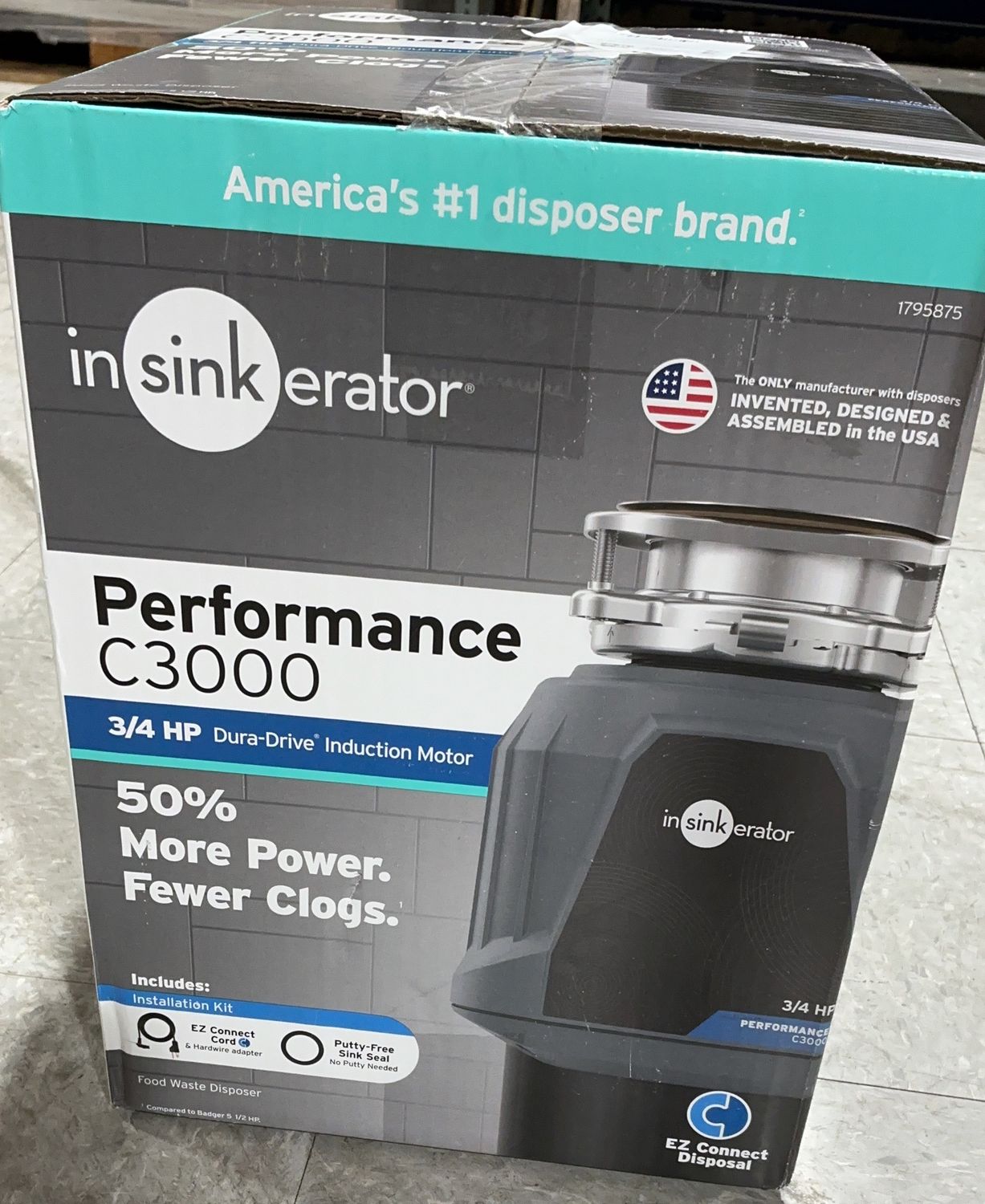 Insinkerator C3000  – Bathroom Fixtures Household Product | Item #1795875 OPEN BOX