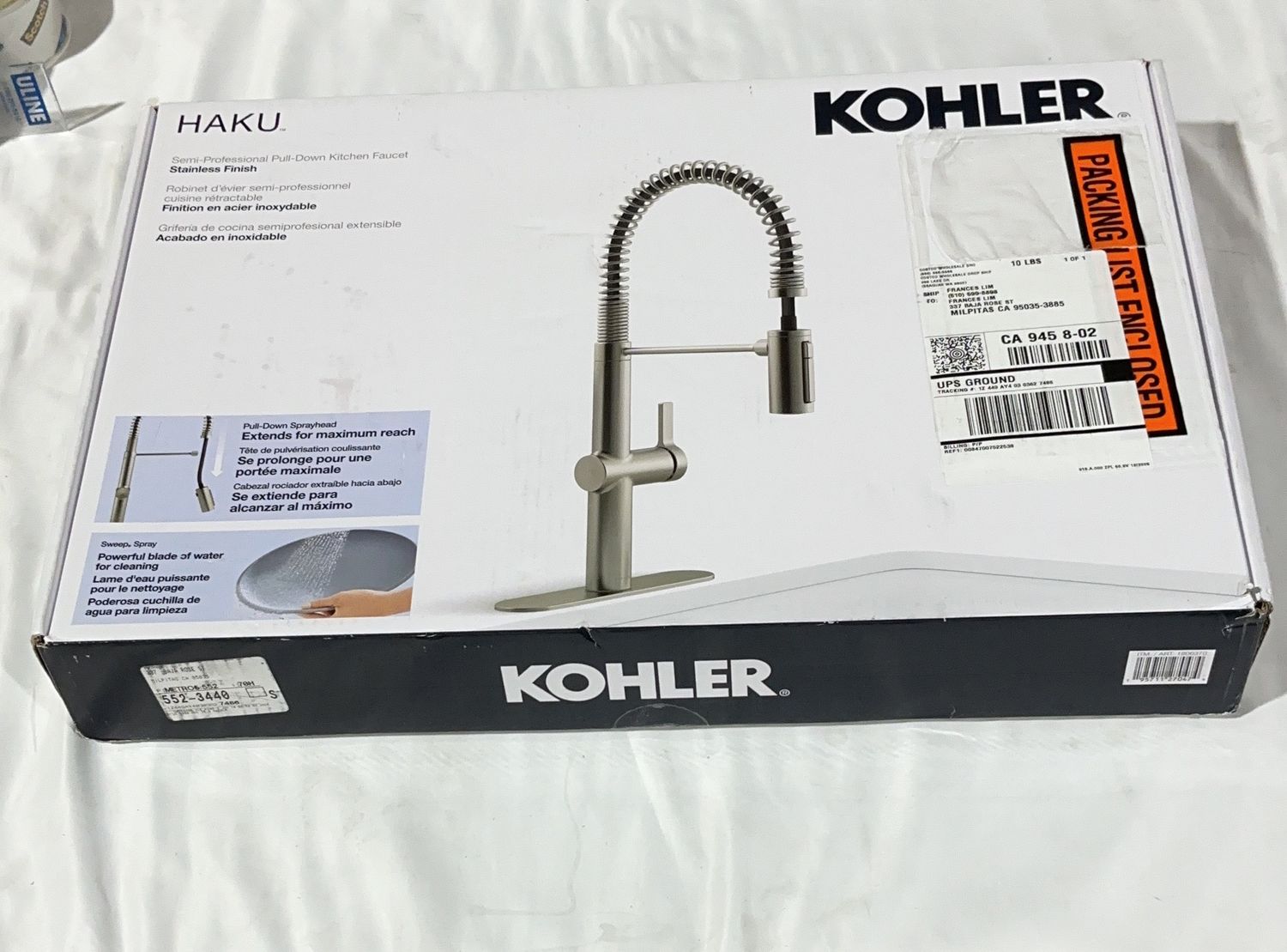 Kohler Haku Faucet Bn  – Bathroom Fixtures Household Product | Item #1806370-LIKE NEW