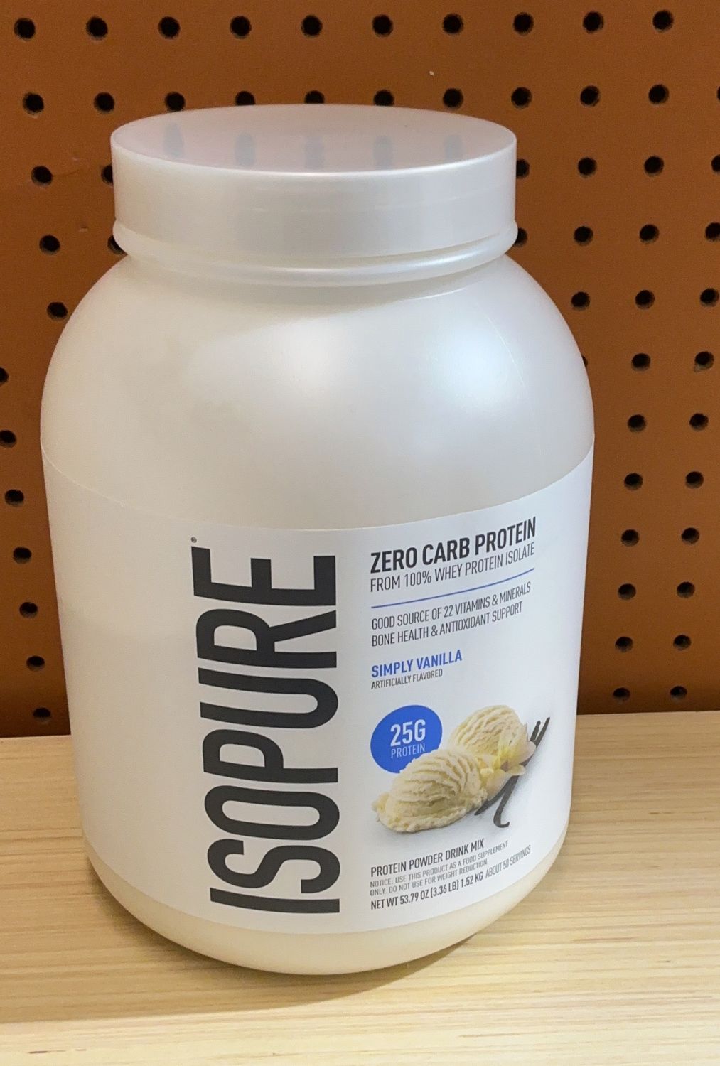 Isopure Vanilla Protein  – Vitamins And Supplements Household Product | Item #1866591-OPEN BOX