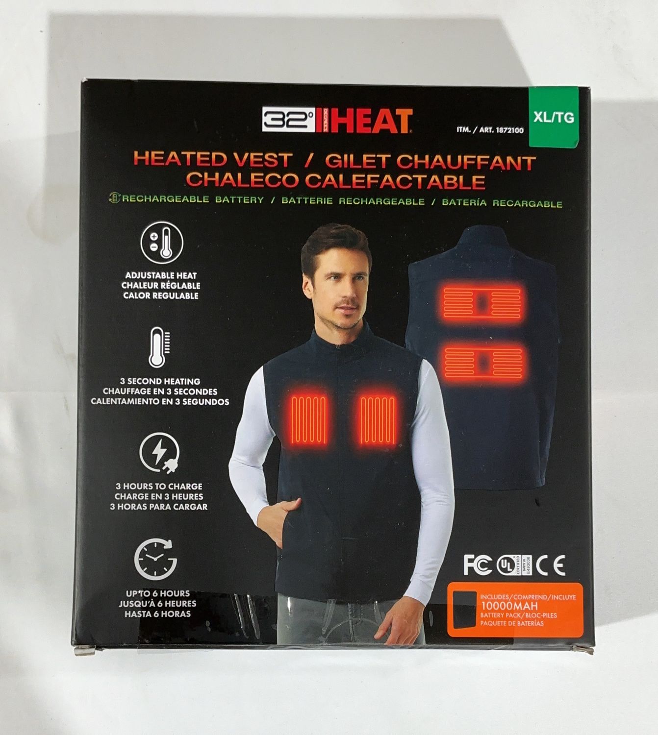 Heated Vest 32 Degree  – Sports Equipment Household Product | Item #1872100