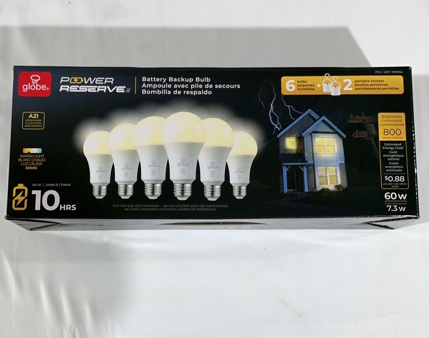 Globe Electric Power  – Lighting Household Product | Item #1919934-USED