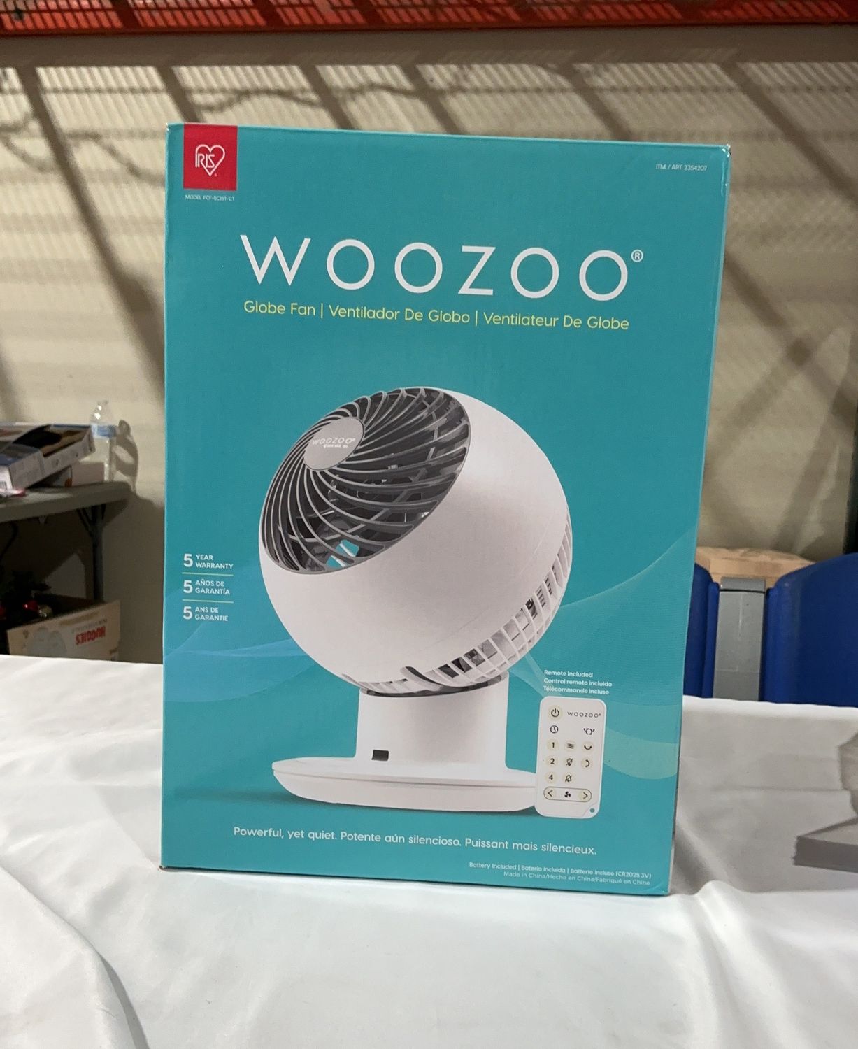 Woozoo Oscillating Globe  – Heating Cooling And Air Quality Household Product | Item #2354207-LIKE NEW