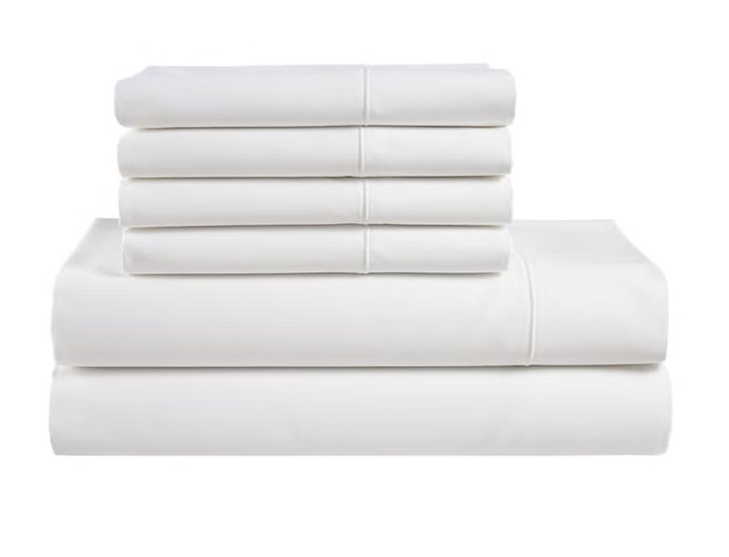 Hotel Signature 800 Thread Count Cotton 6-piece Sheet Set WHITE Item 1691383