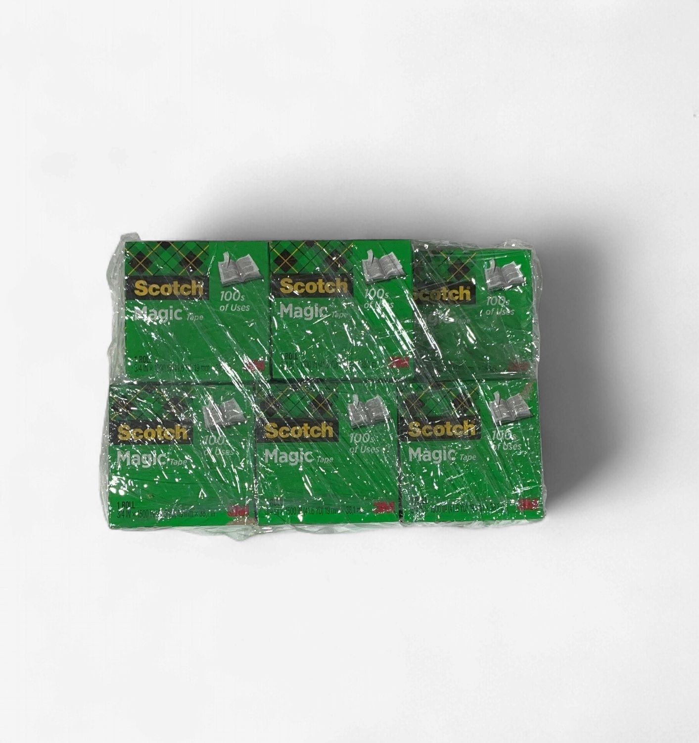 3M Magic 3/4"X1500"/12Pk  – Office Supplies Personal Care Product | Item #133502-USED