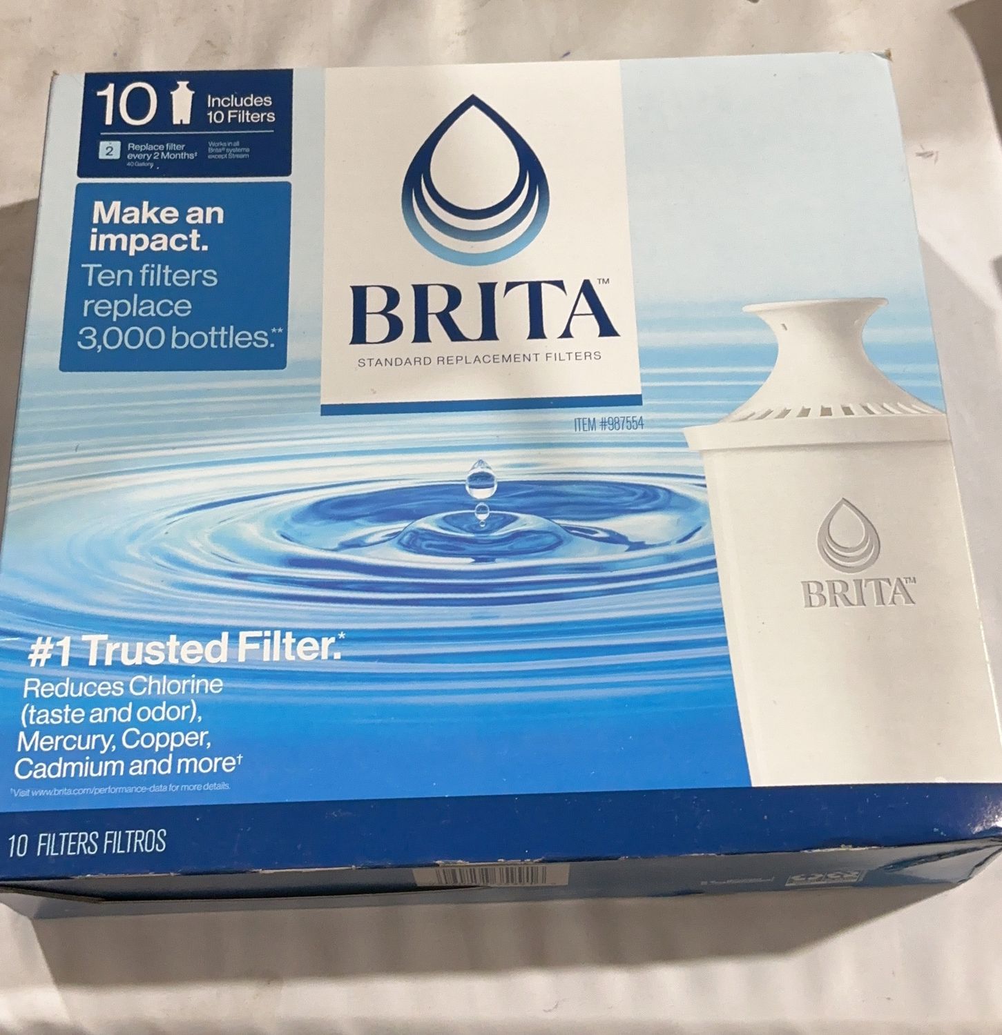 Brita Filters 10 Pk. For  – Household Essentials Personal Care Product | Item #987554