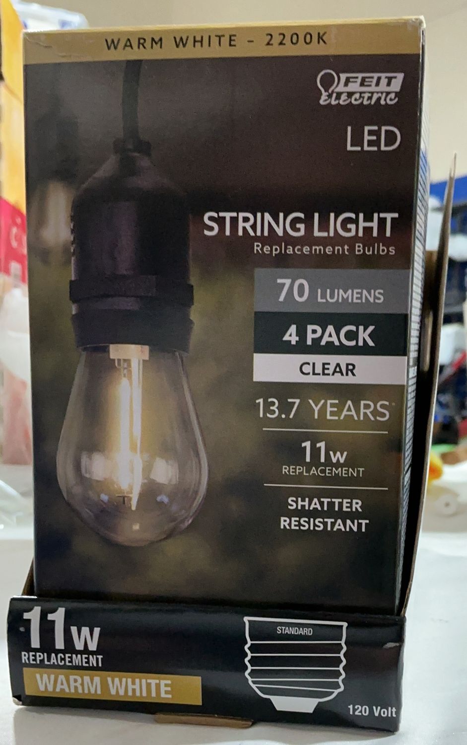 Feit Led Stringlight Bulb  – Lighting Personal Care Product | Item #1232771-LIKE NEW