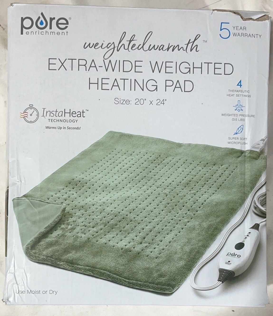 Pure Enrichment Weighted  – Medication Personal Care Product | Item #1614331-OPEN BOX