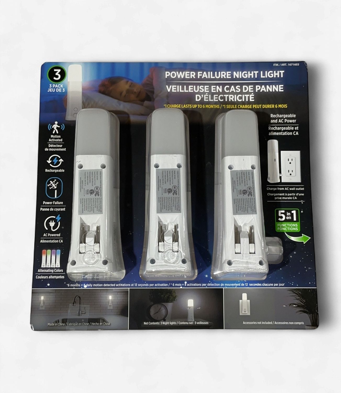 Infinity Motion Activated  – Lighting Personal Care Product | Item #1671603-OPEN BOX