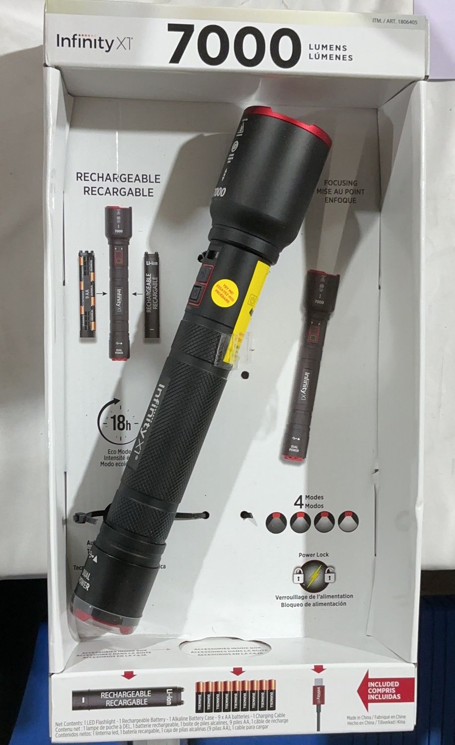 Infinity X1 7000L  – Lighting Personal Care Product | Item #1806405-OPEN BOX