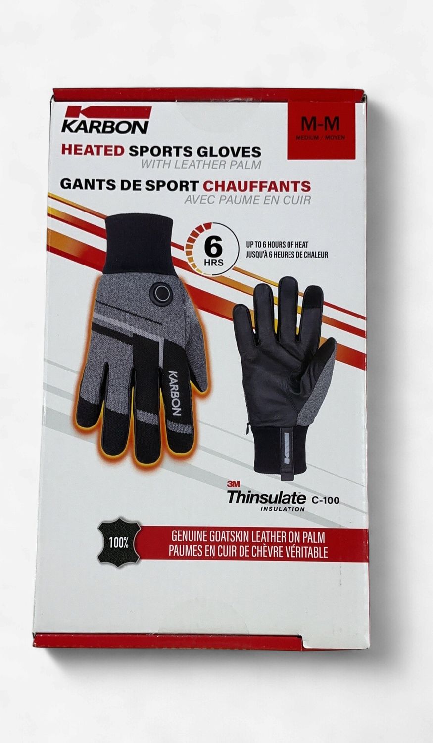 Karbon Heated Glove M  – Mixed Apparel Personal Care Product | Item #1858228-OPEN BOX