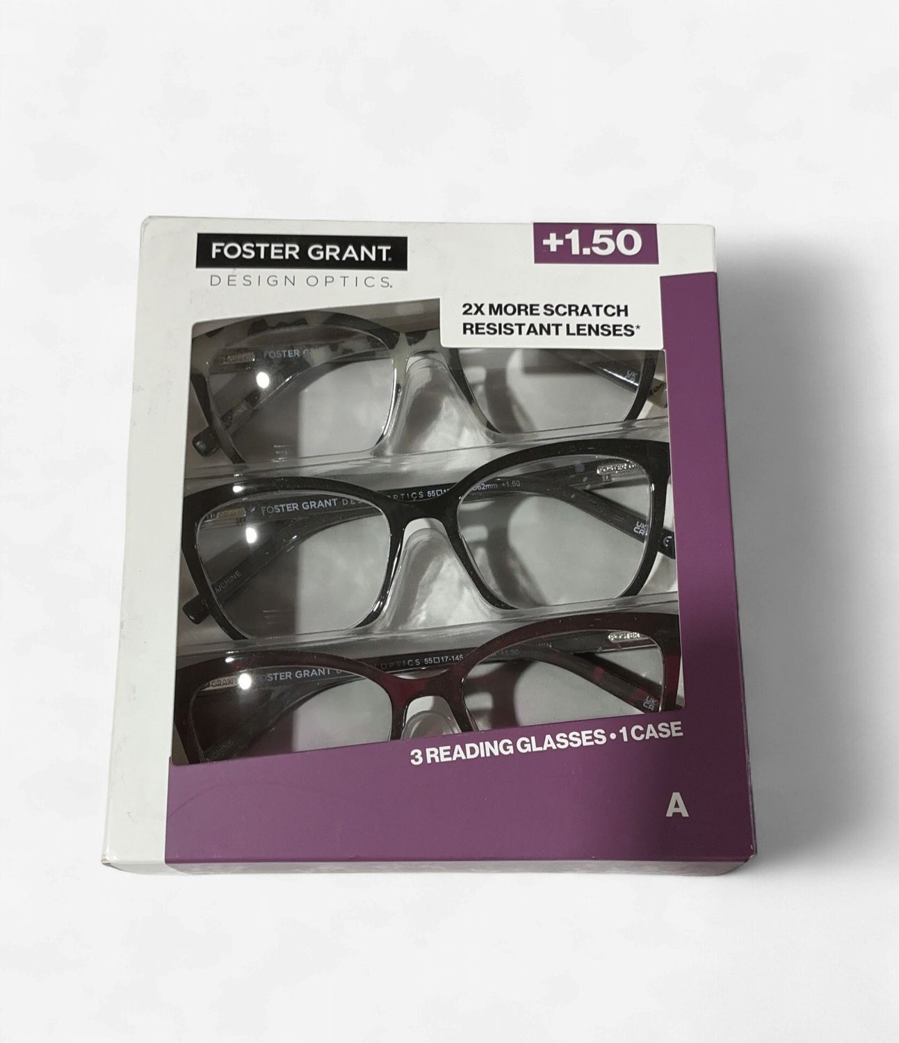 811 Fashion Cateye 3Pk  – Mixed Books Movies And Music Personal Care Product | Item #1908258-OPEN BOX