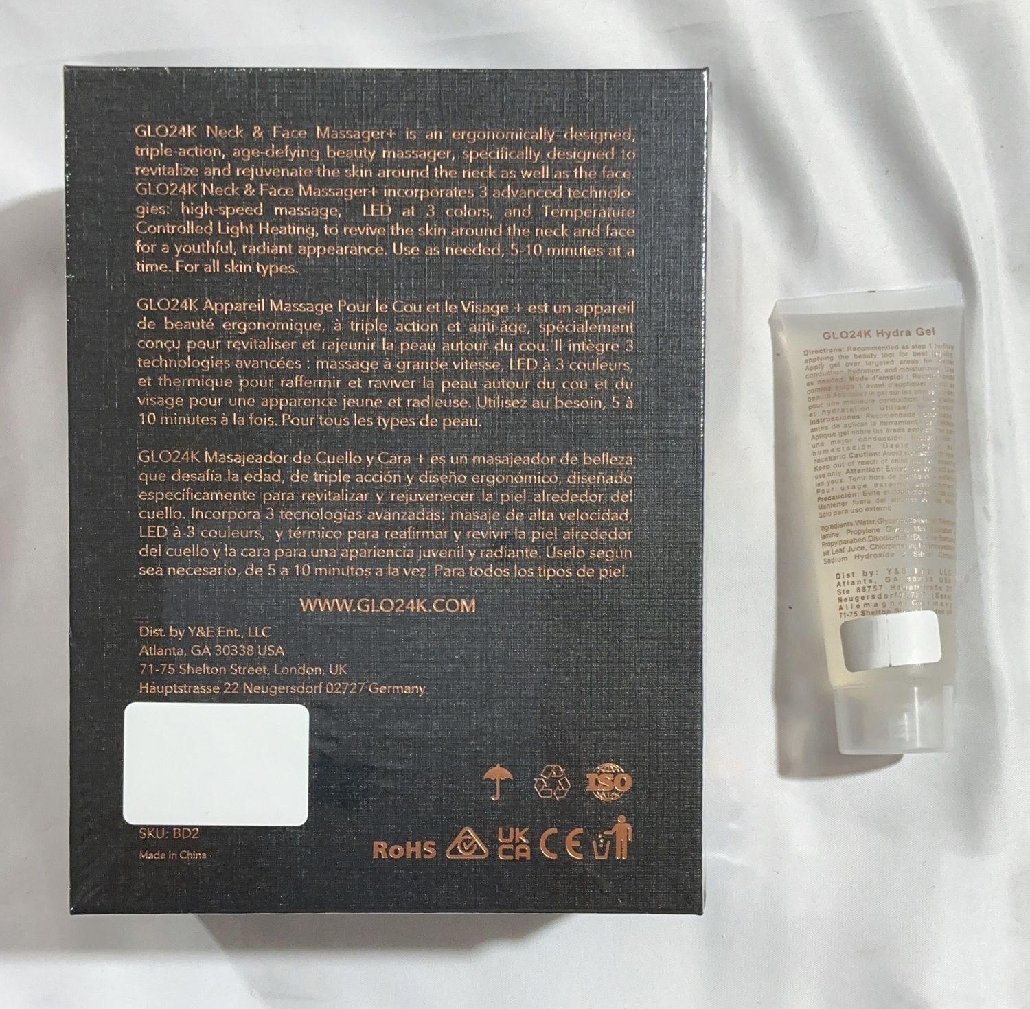 Glo24K Face Neck Device  – Mixed Lots Personal Care Product | Item #1916759-LIKE NEW