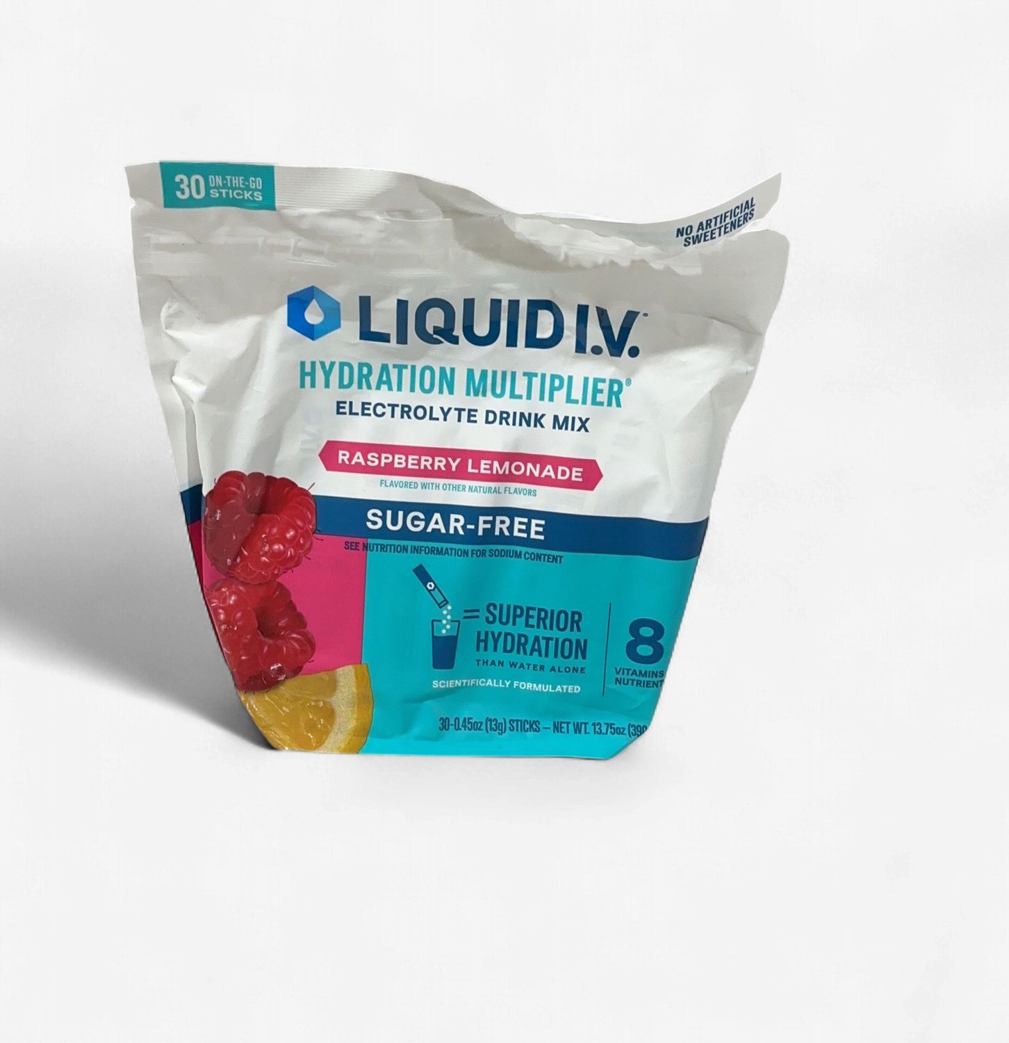 Liquid Iv Sugar Free Rasp  – Vitamins And Supplements Personal Care Product | Item #1966249-OPEN BOX