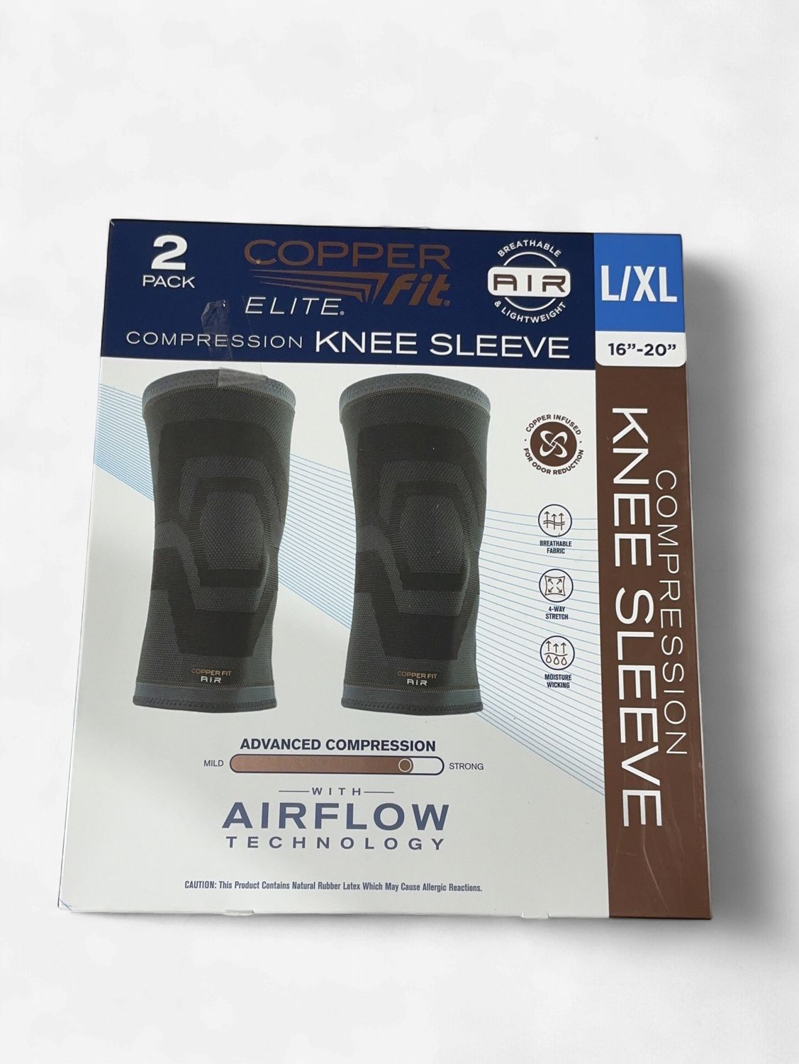 Copper Fit Knee Sleeve  – Mixed Lots Personal Care Product | Item #1740615-OPEN BOX