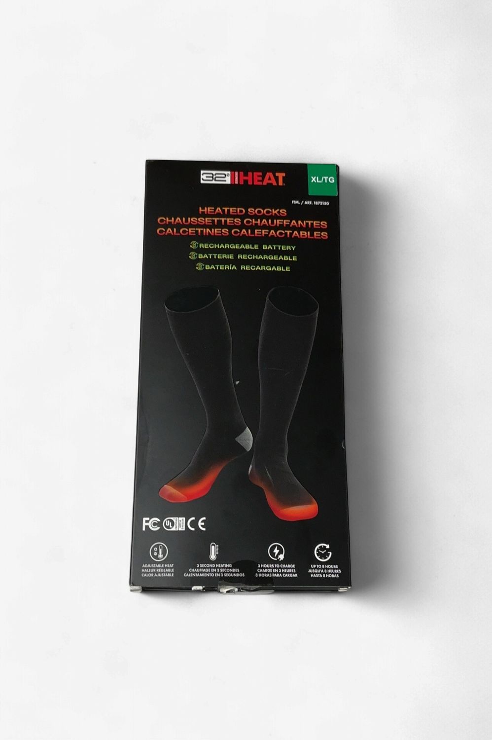 Heated Socks 32 Degrees  – Sports Equipment Personal Care Product | Item #1872150-OPEN BOX