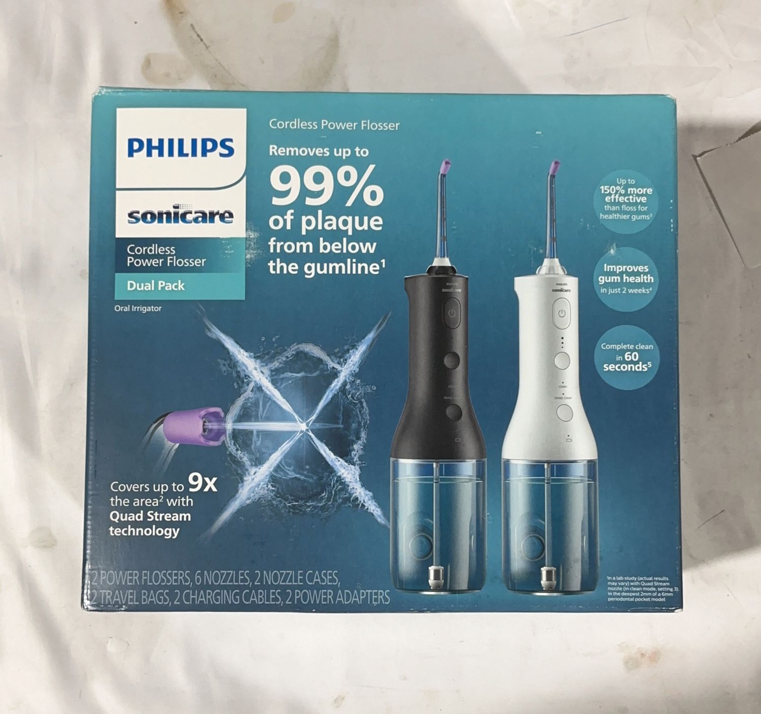 Sonicare Waterflosser 2Pk  – Mixed Lots Personal Care Product | Item #1901990-OPEN BOX