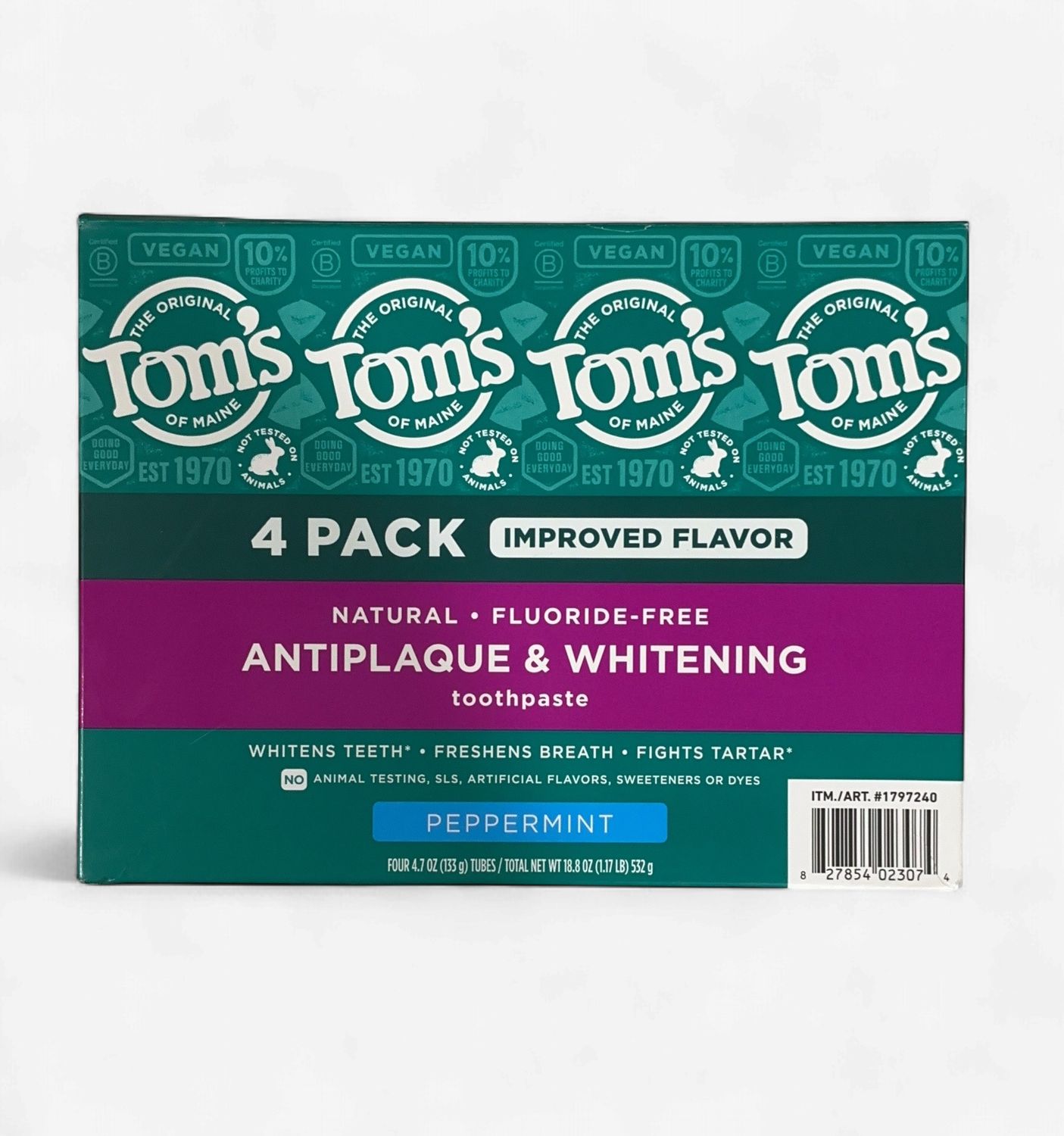 Tom'S Of Maine Tpst  – Oral Care Personal Care Product | Item #1797240-USED