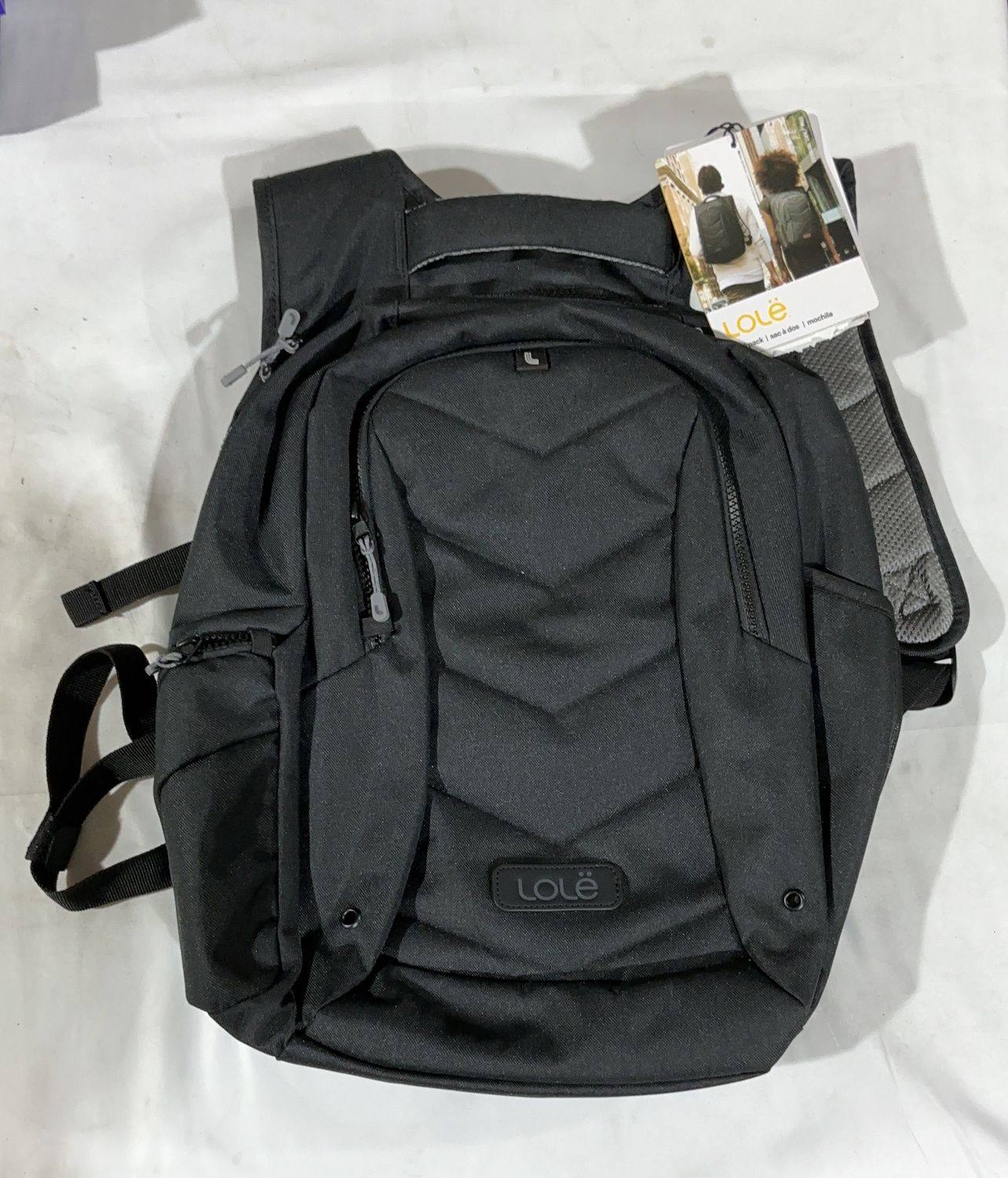 Lole Chevron Backpack Blk  – Bags And Luggage Personal Care Product | Item #1819532-LIKE NEW
