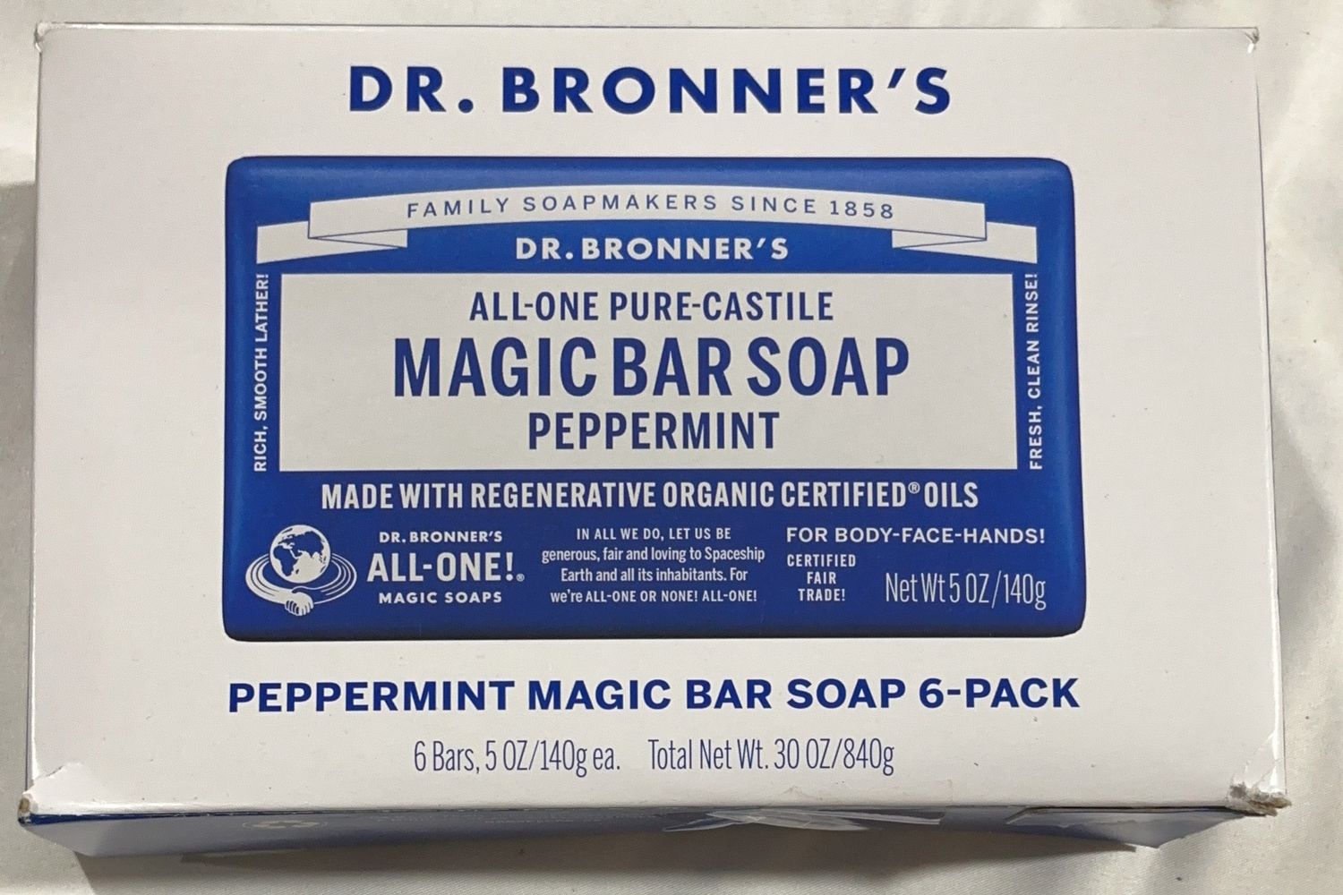 Dr Bronner Soap Peppermin  – Personal Care Personal Care Product | Item #1844620