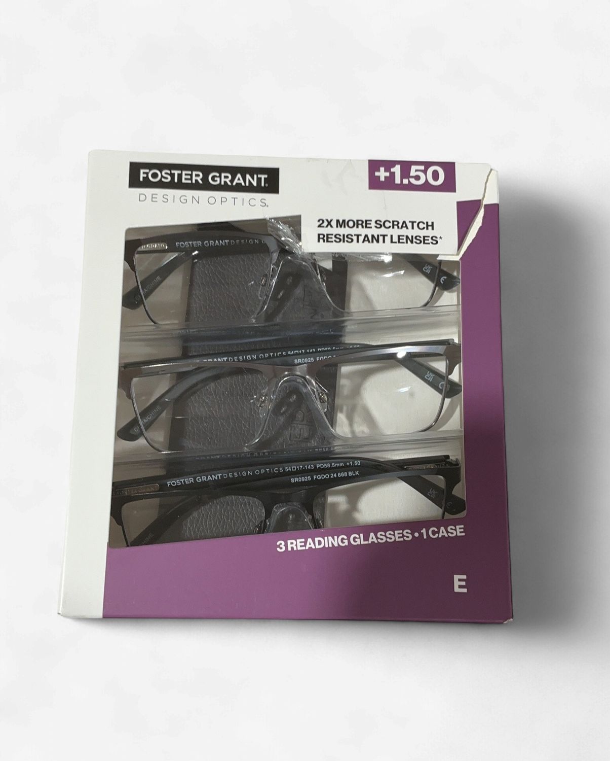 668 Metal Square 3Pk  – Mixed Books Movies And Music Personal Care Product | Item #1908251-OPEN BOX